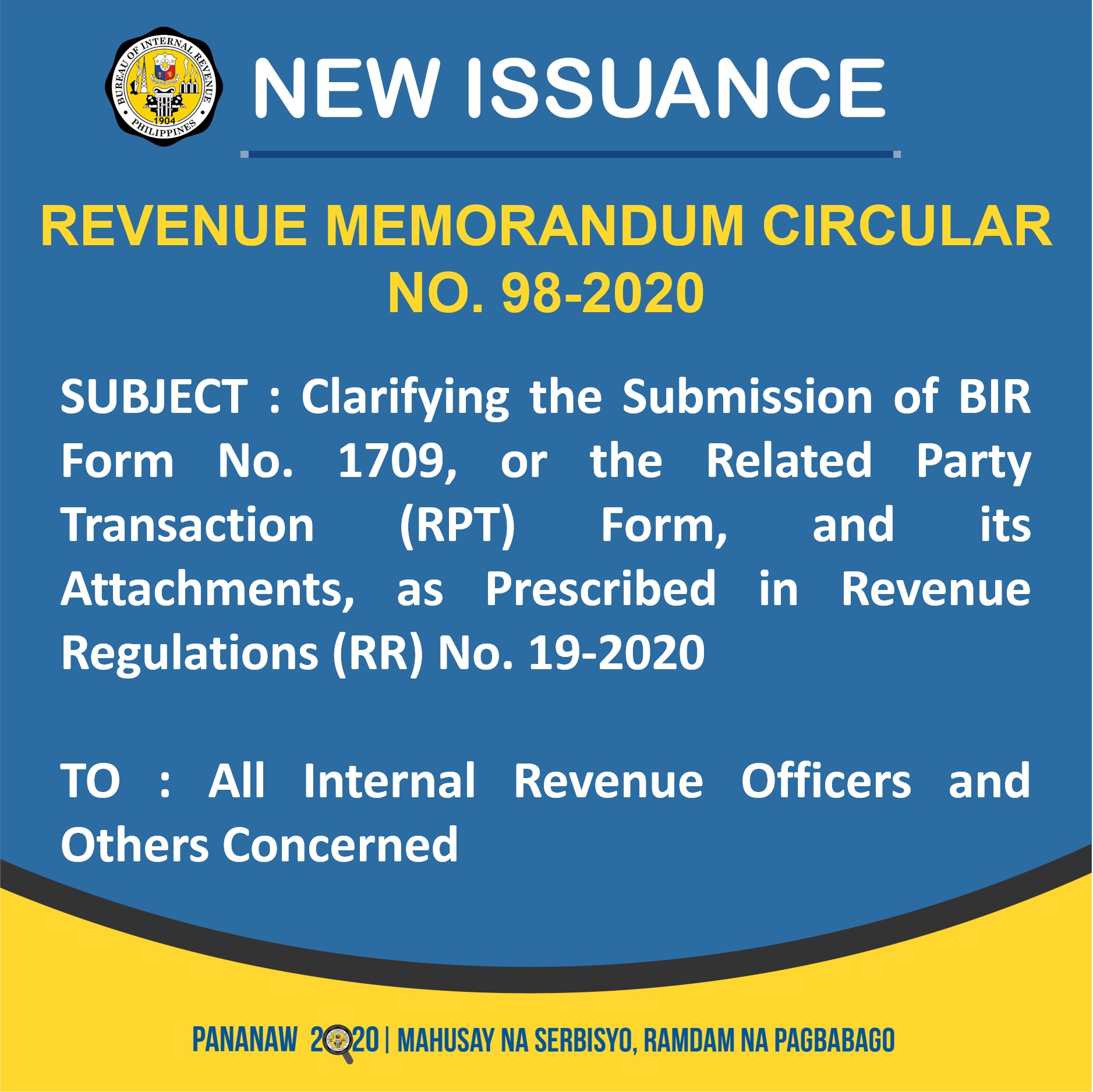 Bureau of Internal Revenue Philippines - Revenue Memorandum Circular No ...