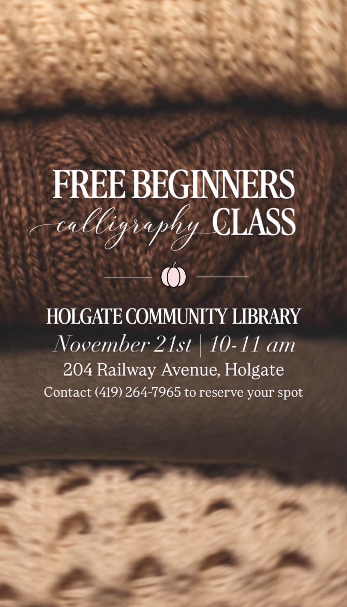 Beginner's Calligraphy Class