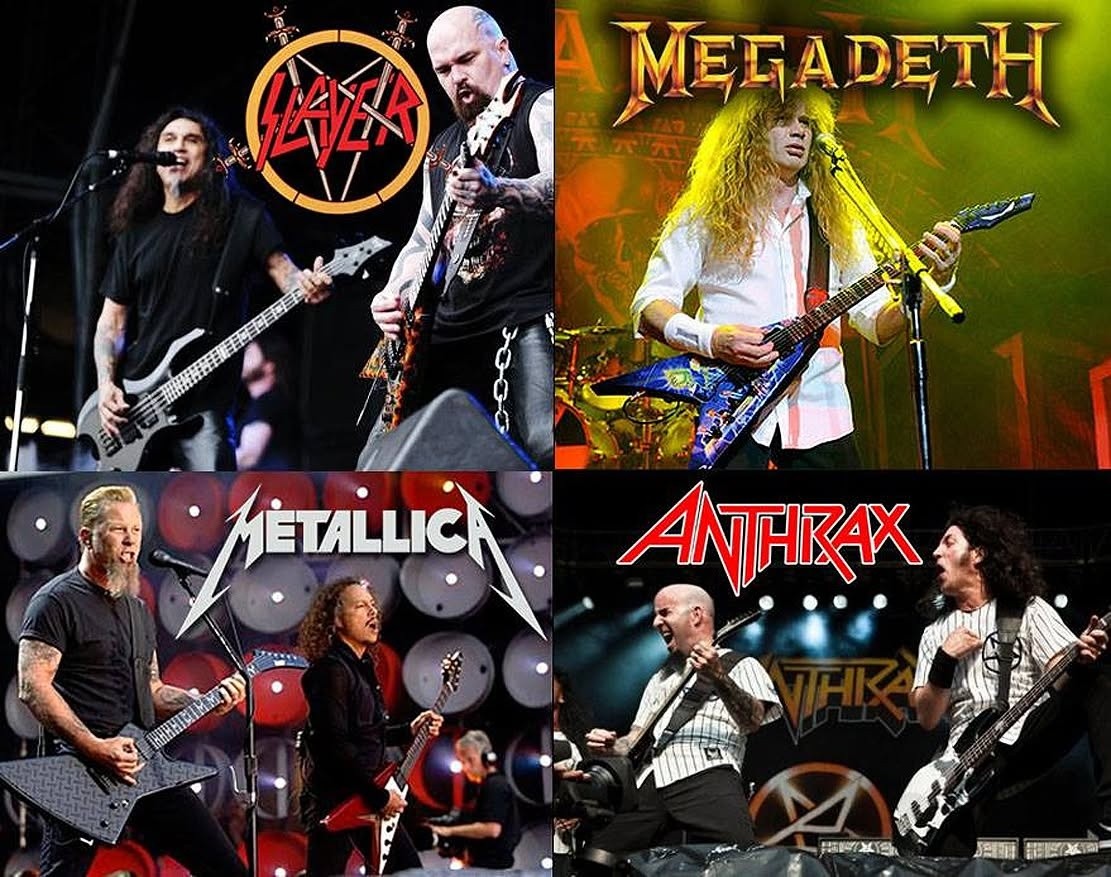 On June 22nd, 2010: #Slayer, #Metallica, #Anthrax and #Megadeth