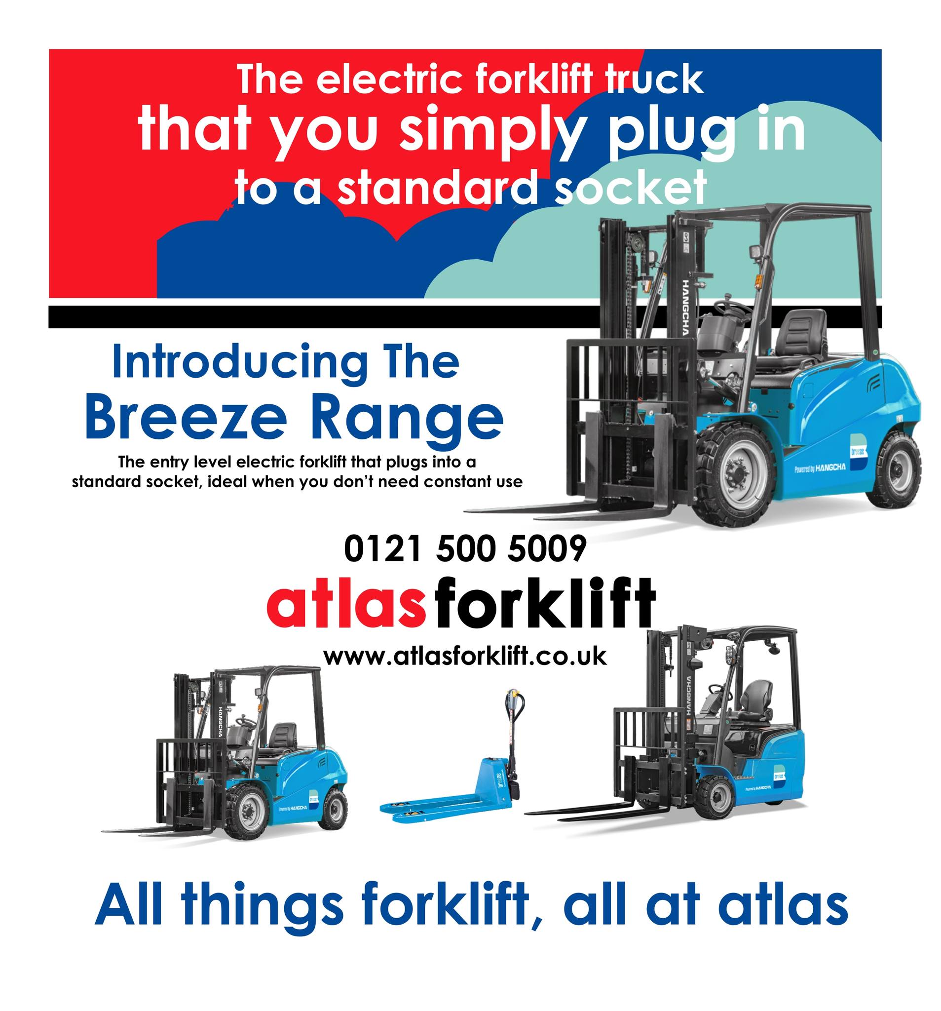 Atlas Forklift - Meet Breeze the #electric #forklift that... | Facebook