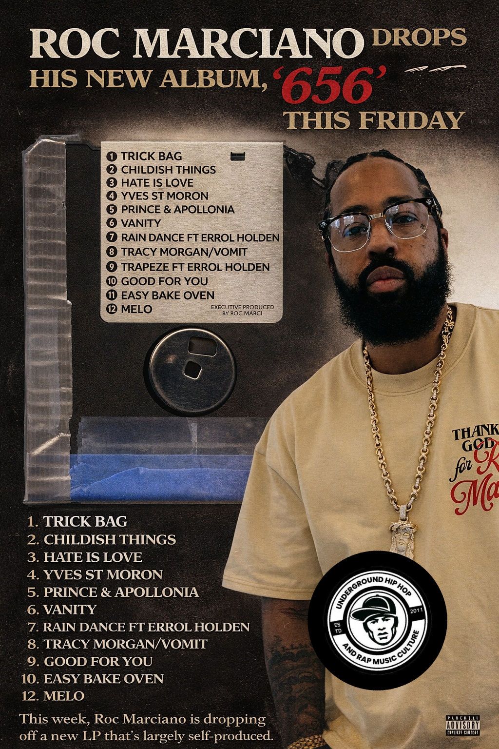 Roc Marciano releases new album '656' this Friday