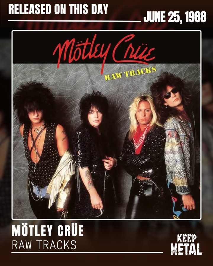 Mötley Crüe - Raw Tracks Released on June 25, 1988 🇯🇵 A rare