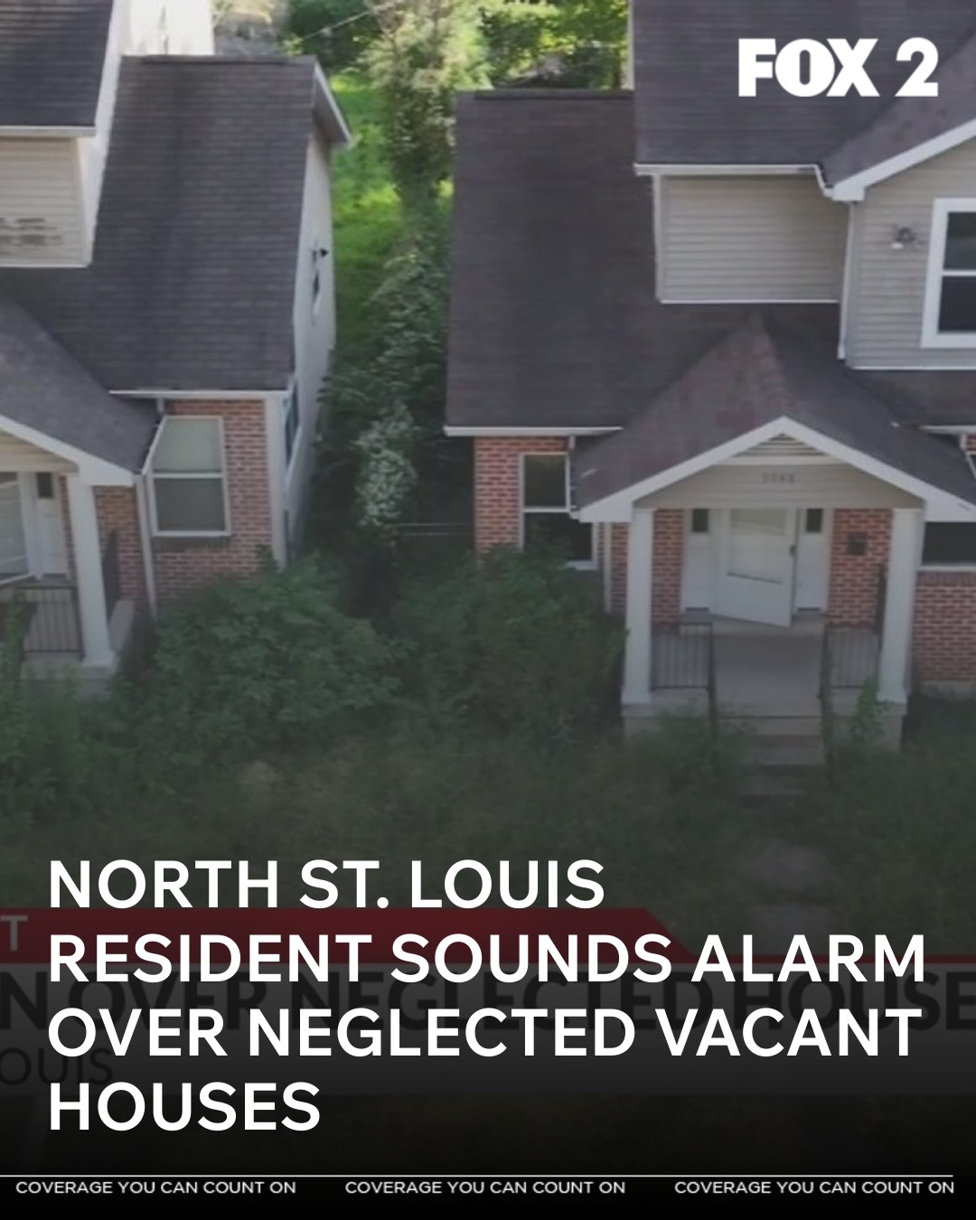 Abandoned house in Saint Louis still occupied