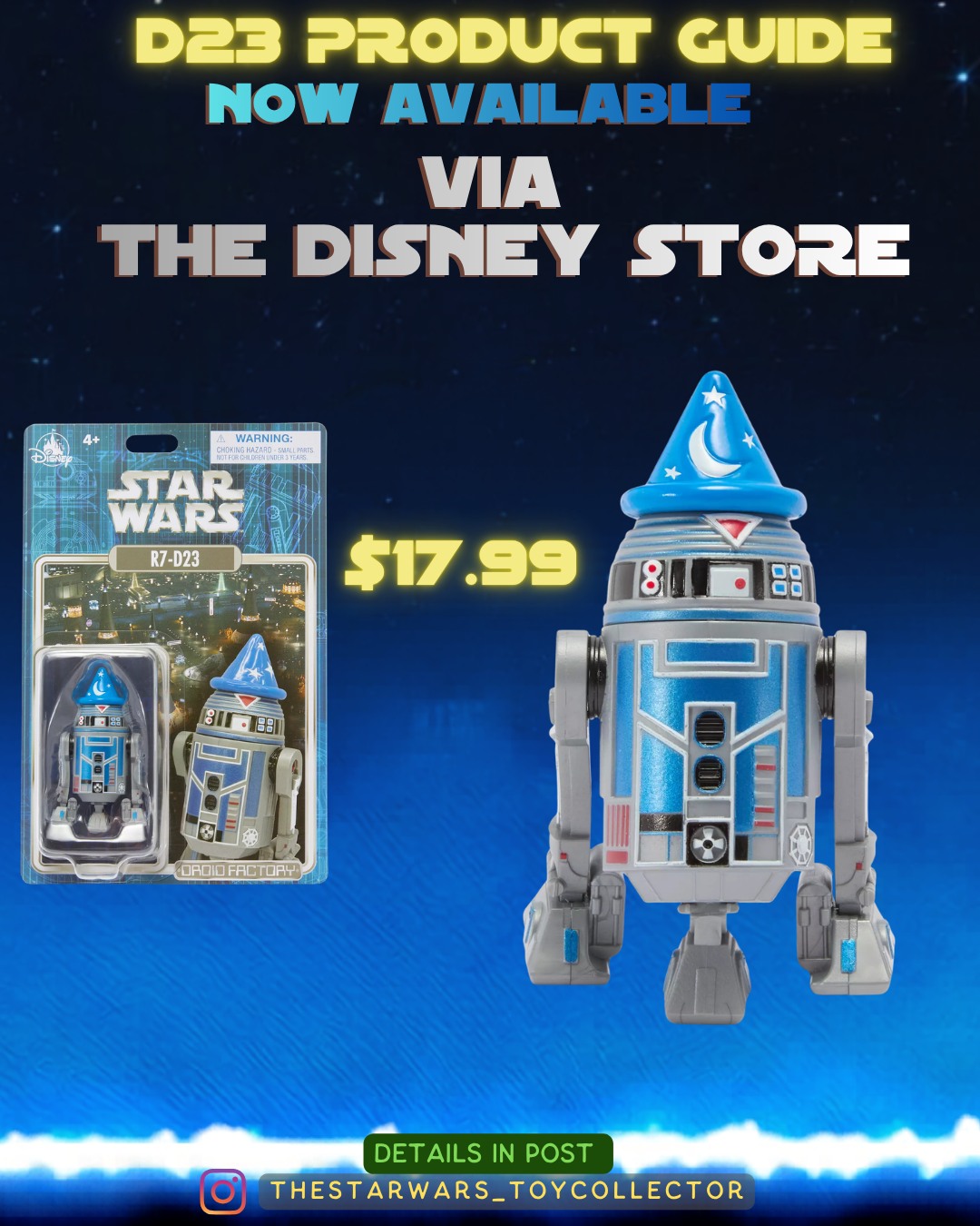 First look at R7-D23 Droid Factory Figure coming to D-23 this year