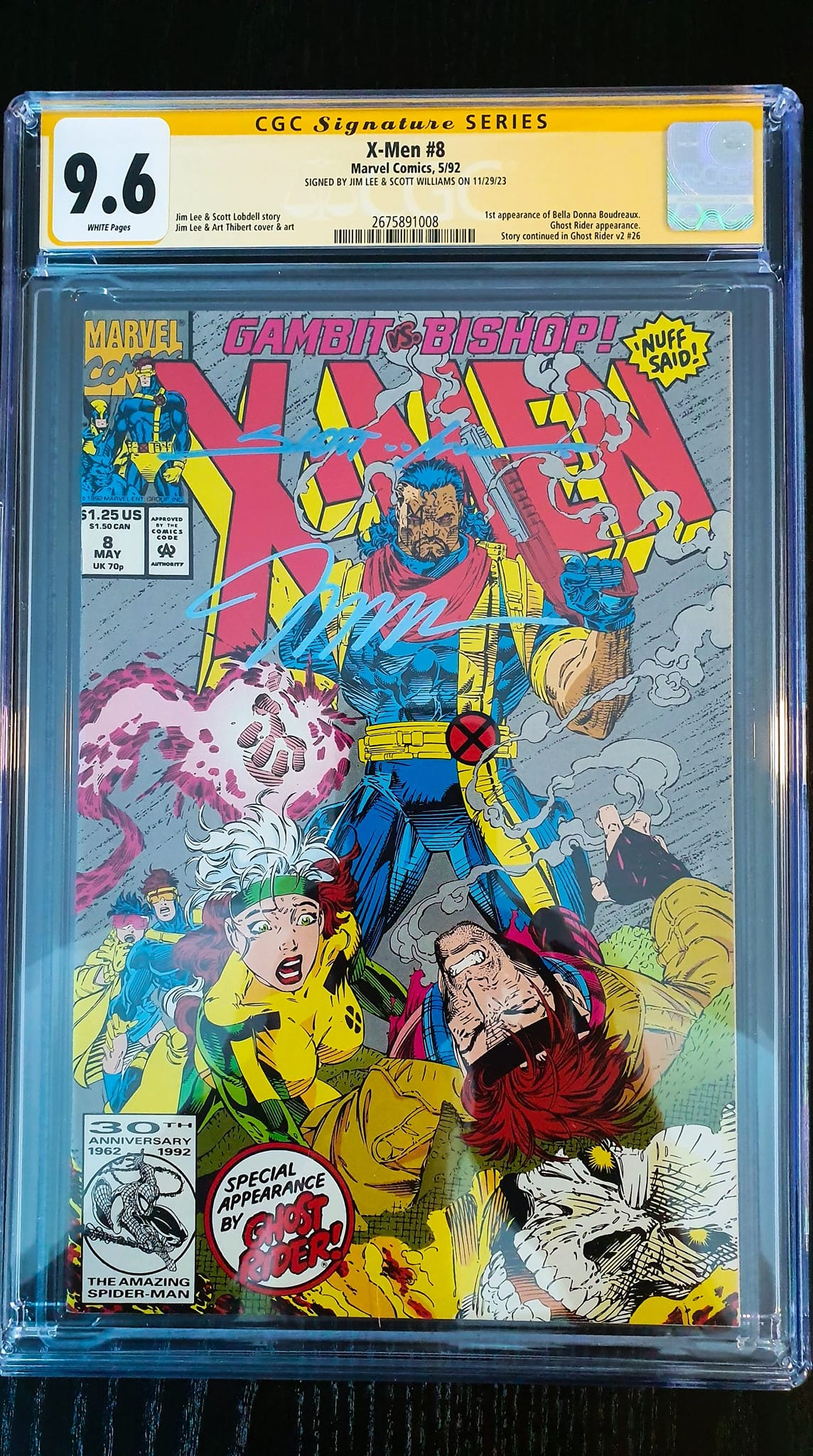 X-Men #8 signed by Jim Lee and Scott Williams