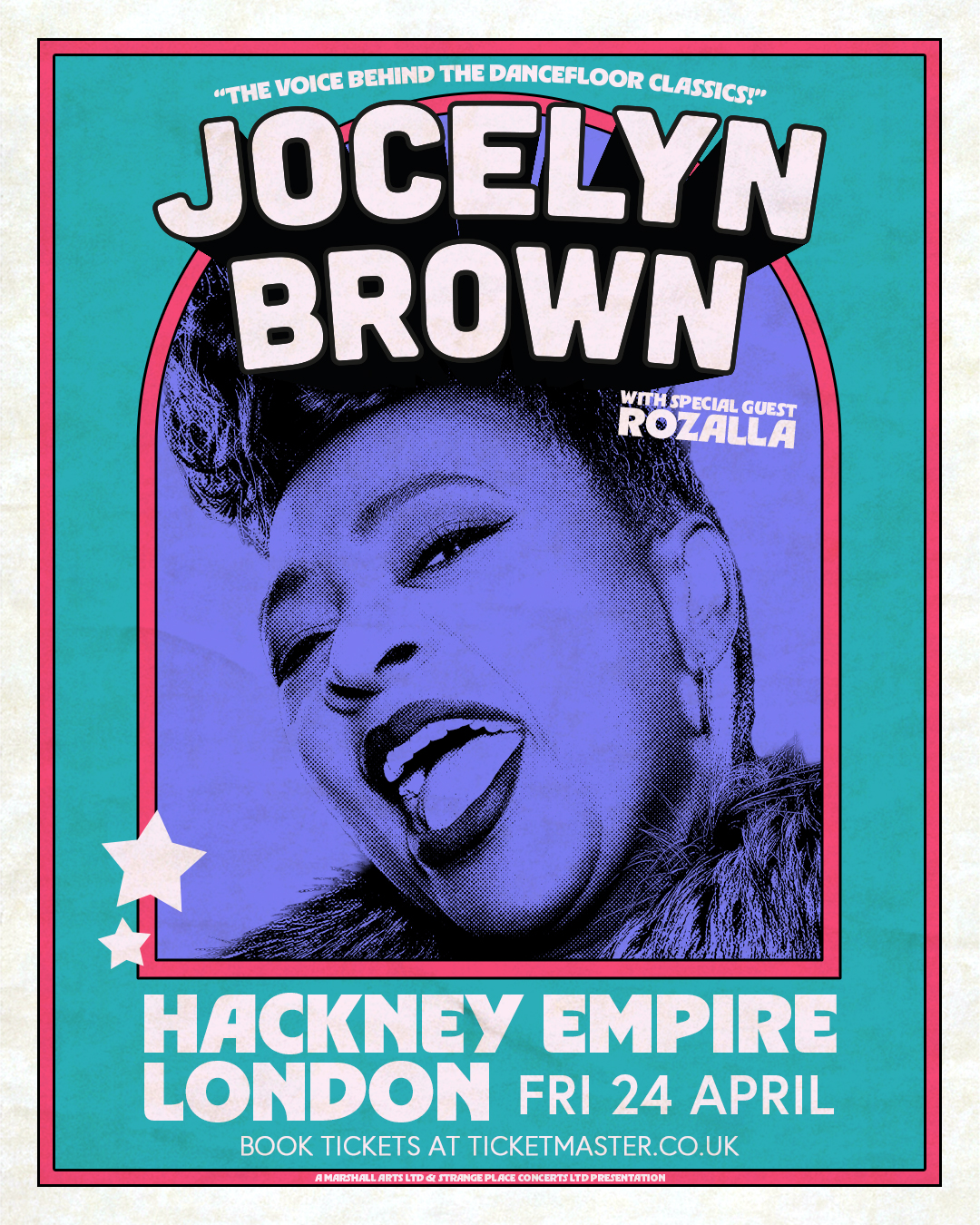 Marshall - We’re thrilled to announce Jocelyn Brown live at Hackney ...