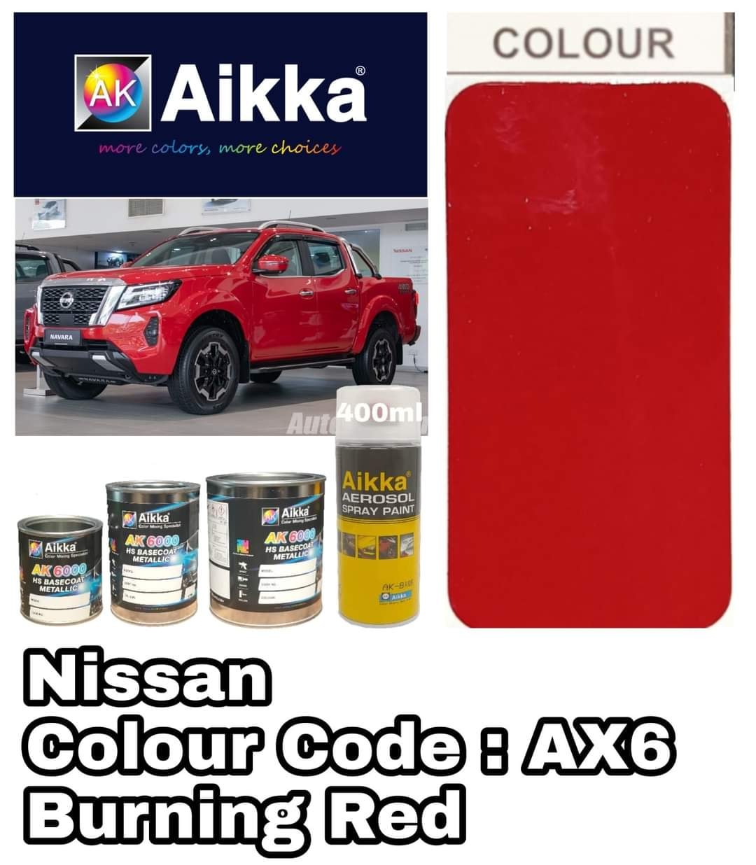NEW NISSAN NAVARA Paint Code KBY -... - CS Colour Stores | Facebook