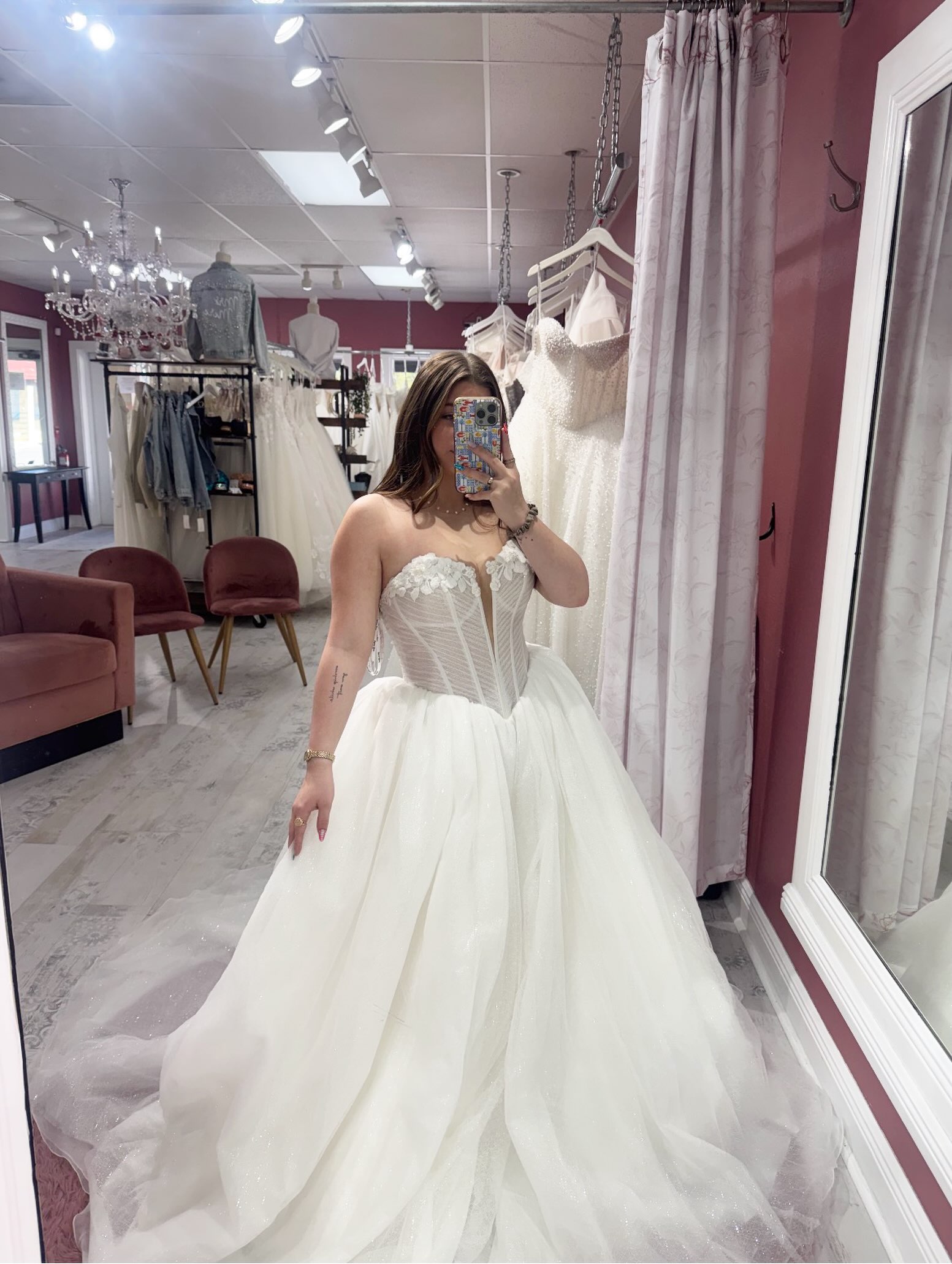 formal dresses fort myers fl For the Bride Boutique ruffles skirt bridal gown