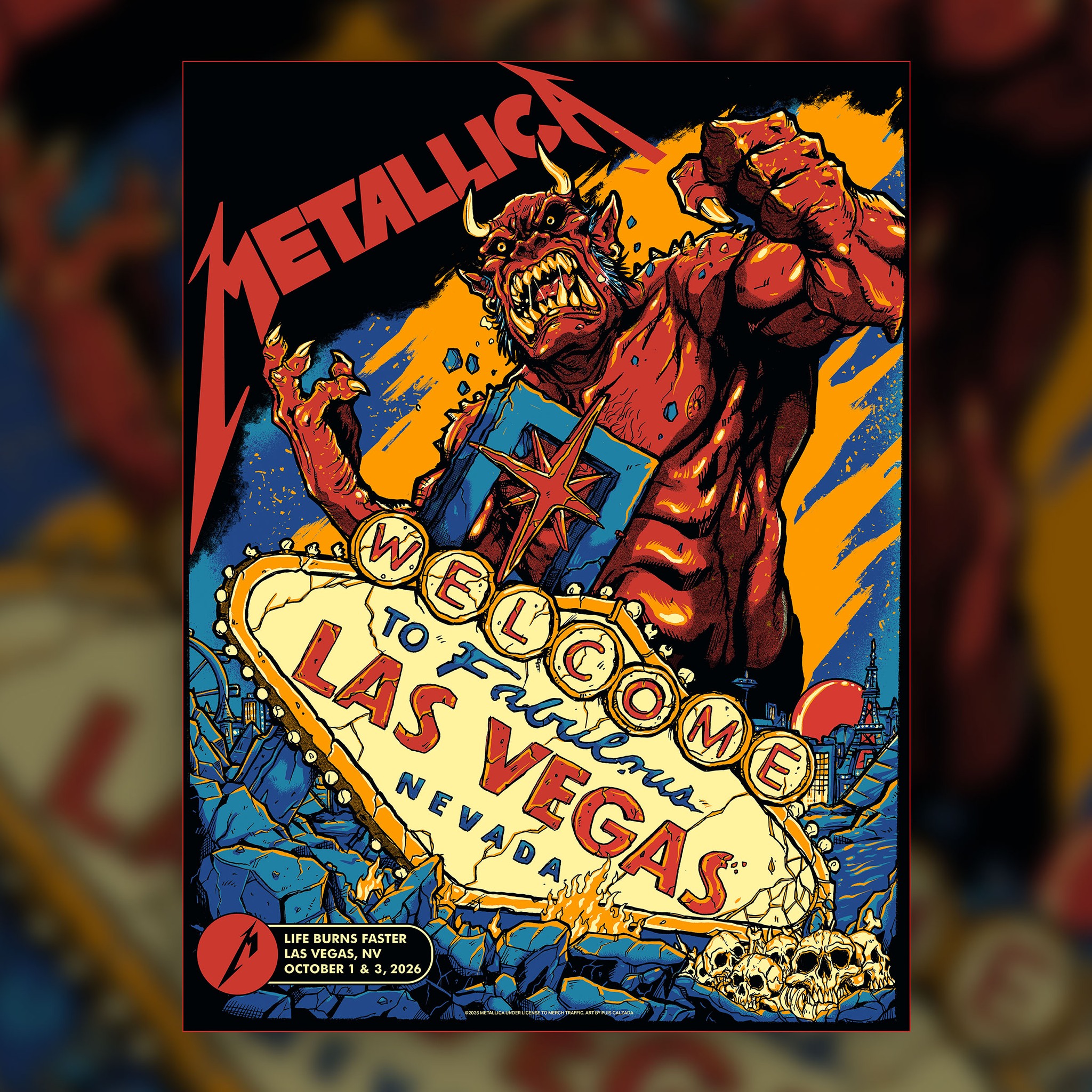Get your hands on Puis Calzada's exclusive Pop-Up Shop Poster for
