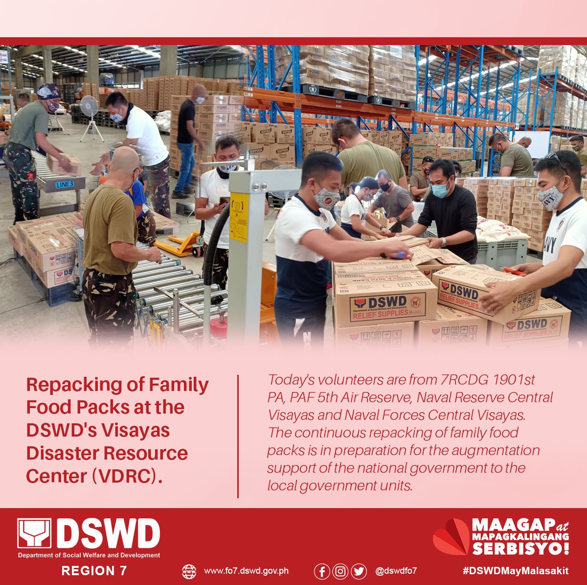 Repacking of... - DSWD Field Office 7 - Central Visayas | Facebook