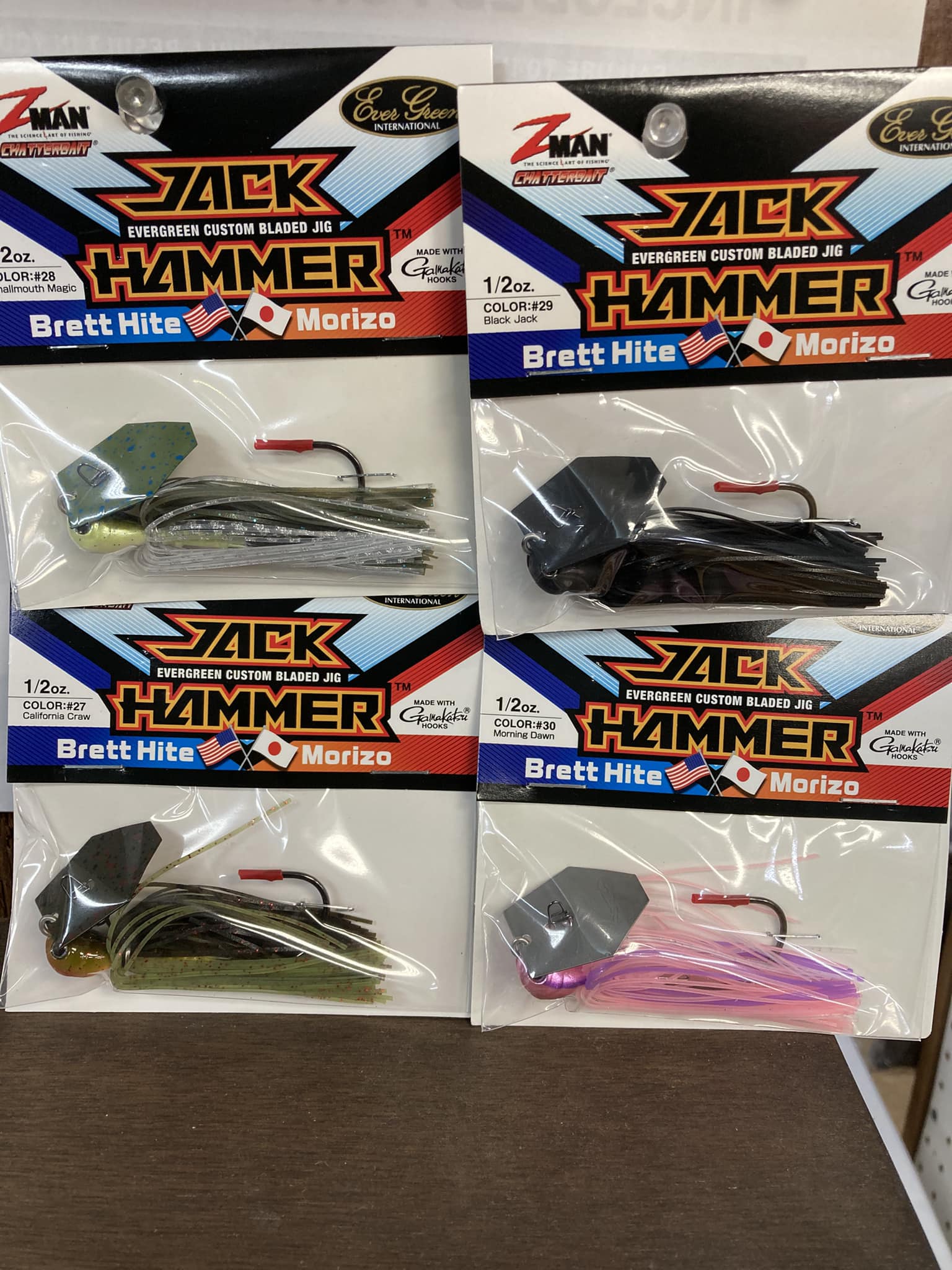 Jackhammer custom color drop in Blueback Chartreuse and Purple Haze
