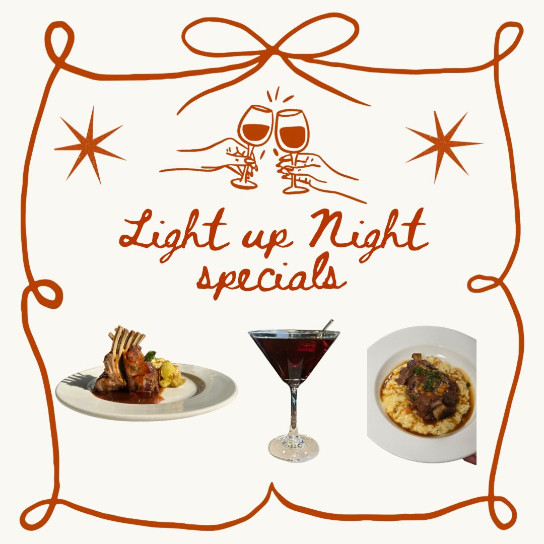 Cucina - Light Up Night Specials Tomorrow, November 22nd, we’re ...