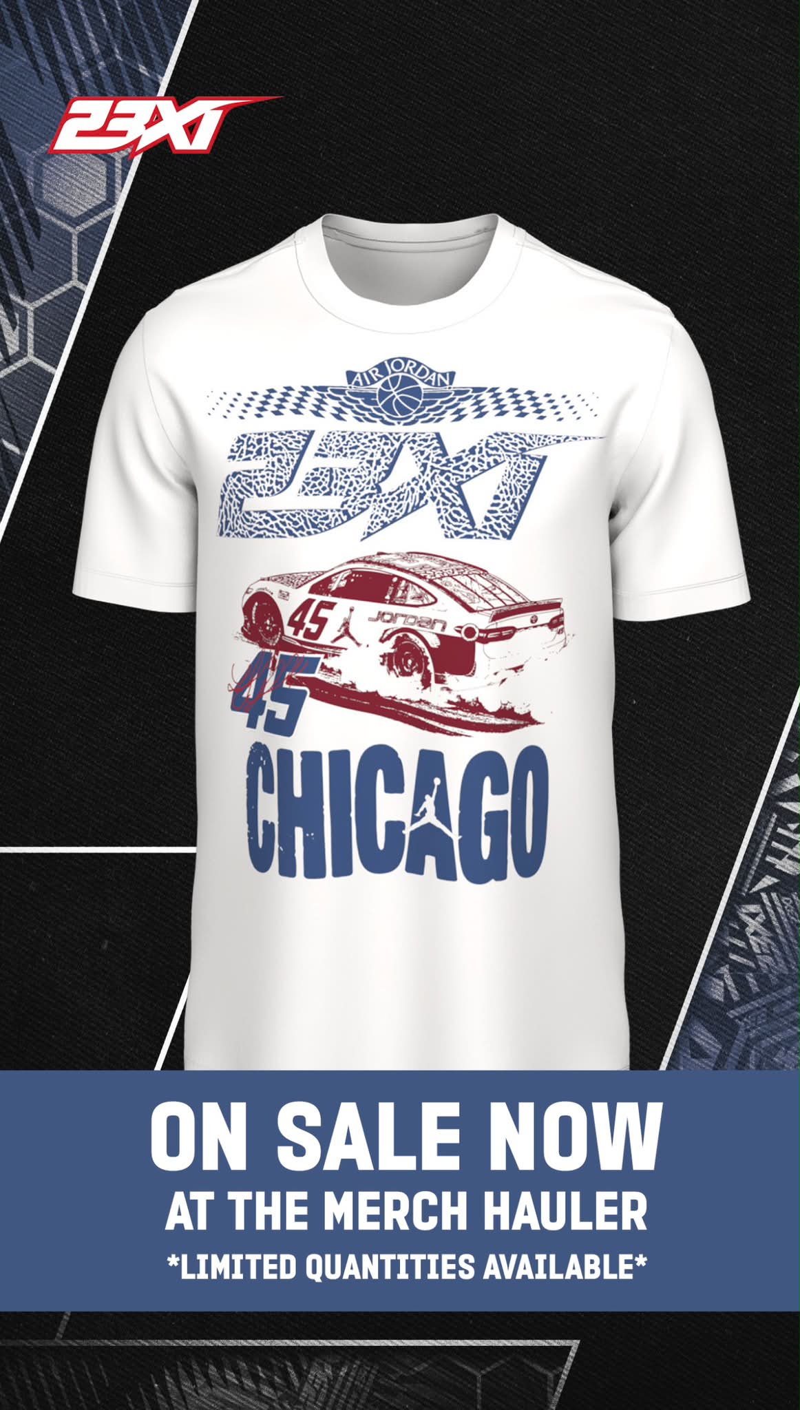 Want to match Tyler Reddick's No. 45 Jordan Toyota? 👕 You can