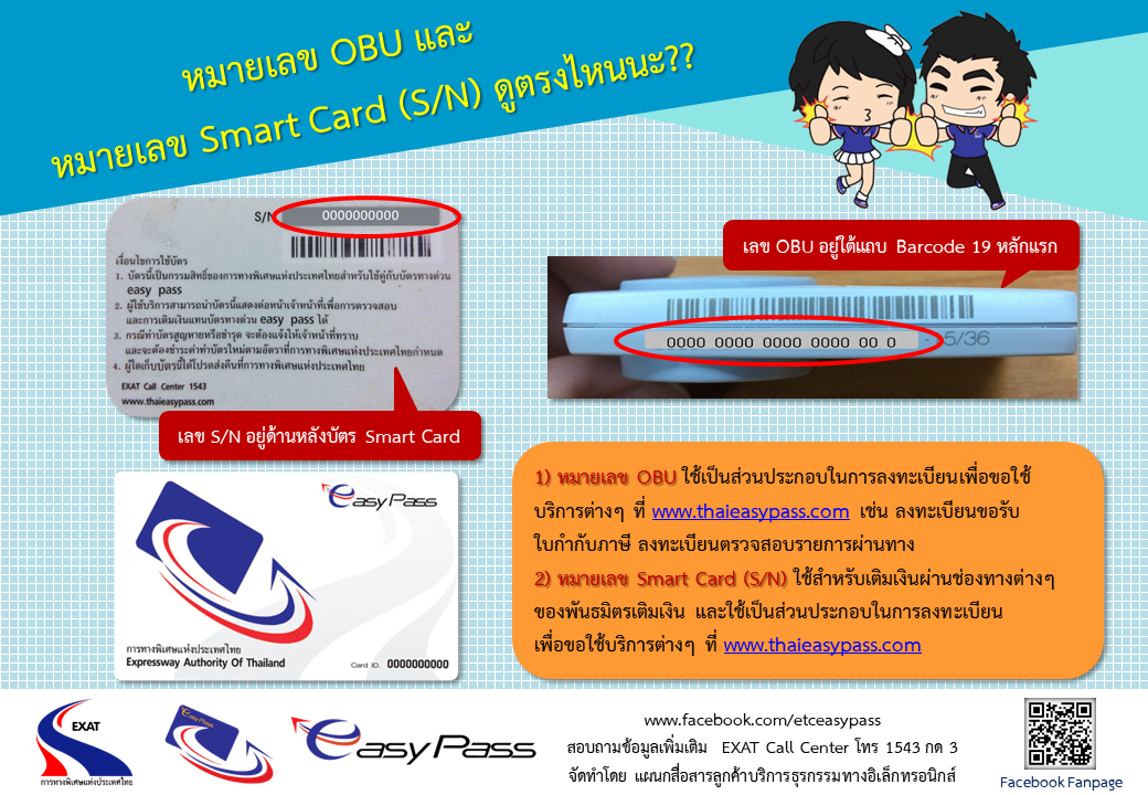 Easy Pass - มาทำความรู้จักกับหมายเลข S/N เเละ หมายเลข OBU... | Facebook