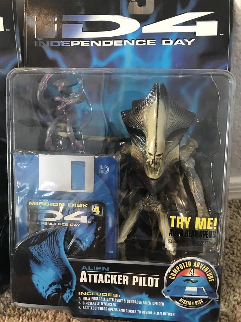 The movie Independence Day was released on July 3, 1996, with toys