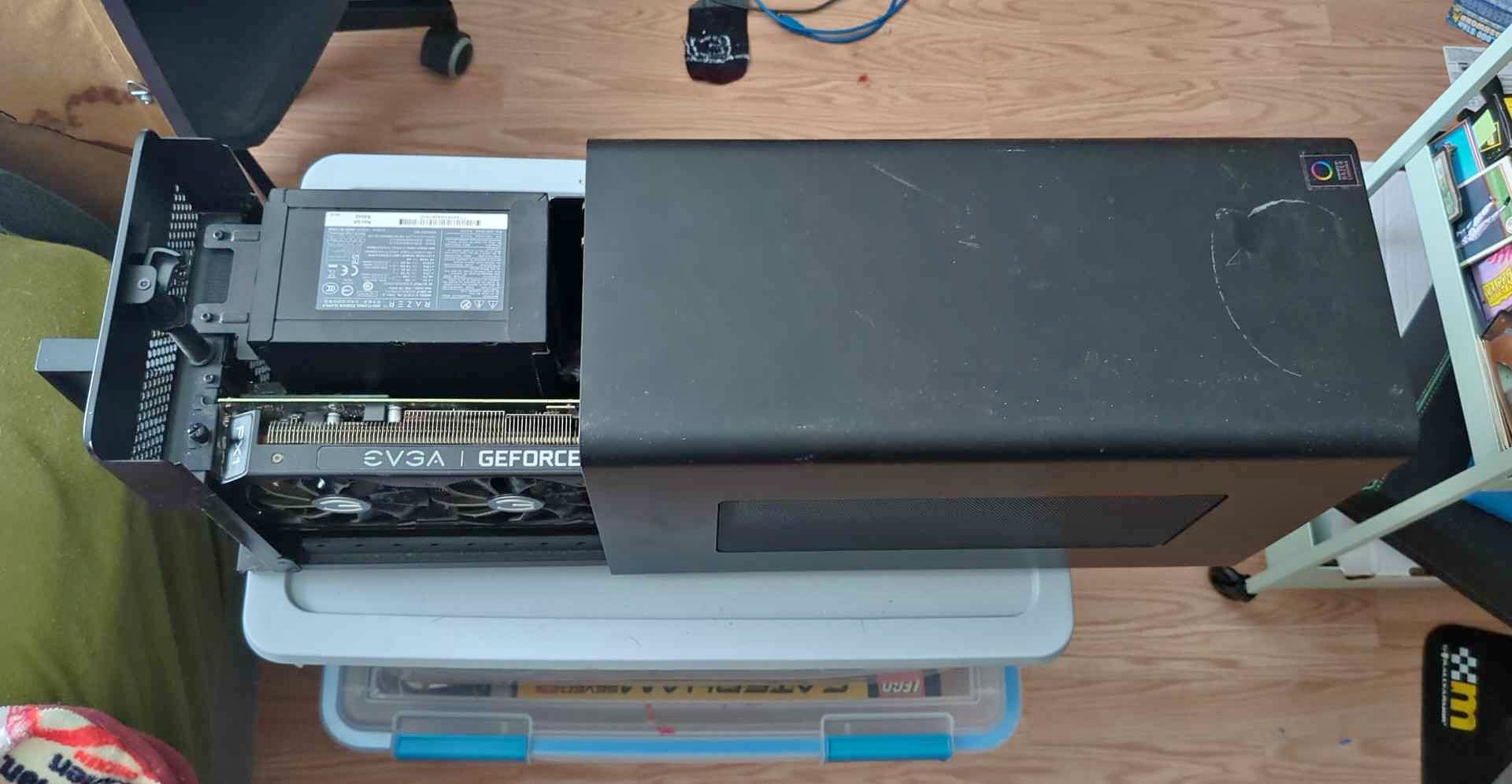Nvidia RTX 3070 and Razer Core Chroma X eGPU Enclosure External ...