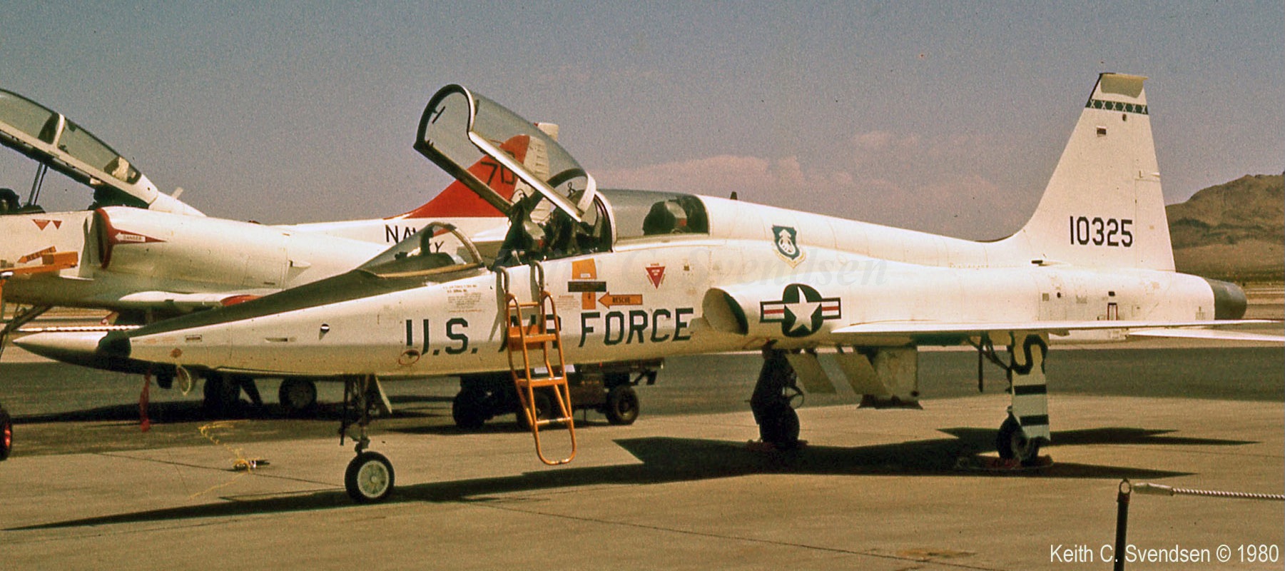 T-38a aircraft at Edwards AFB