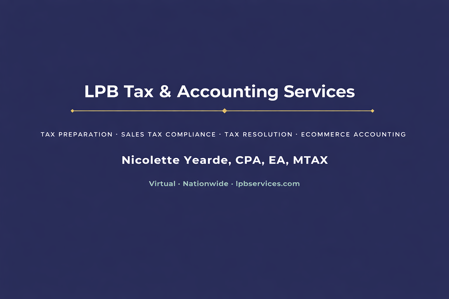 LPB Tax and Accounting Services
