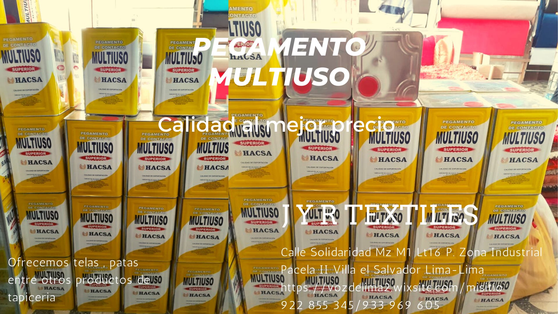 J y R Textiles - Hola tenemos PEGAMENTO MULTIUSO🥳🥳 J y R... | Facebook