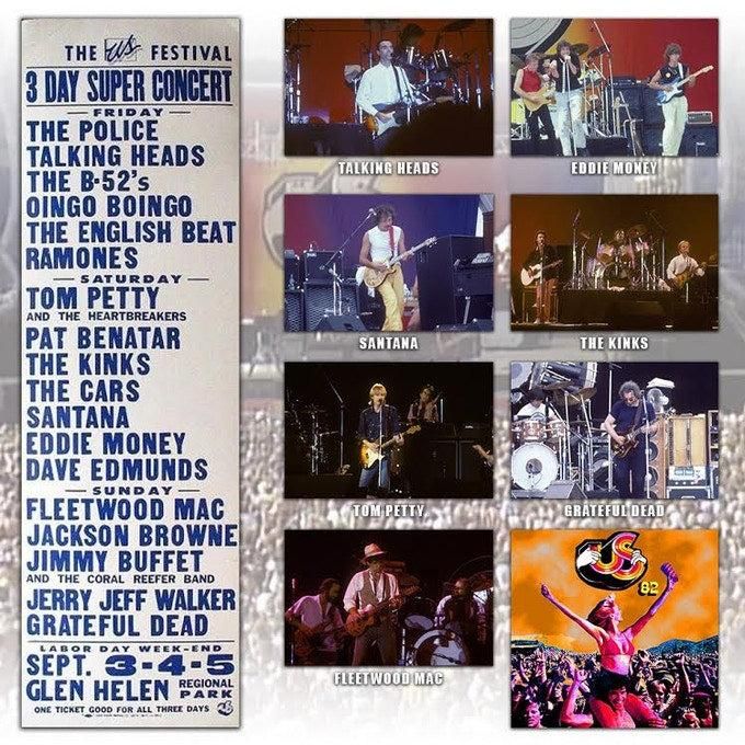 1982 US Festival lineup and ticket price