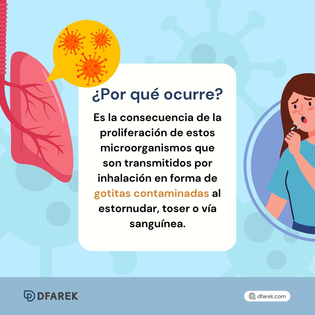 Dfarek - La neumonía es una infección pulmonar que puede...