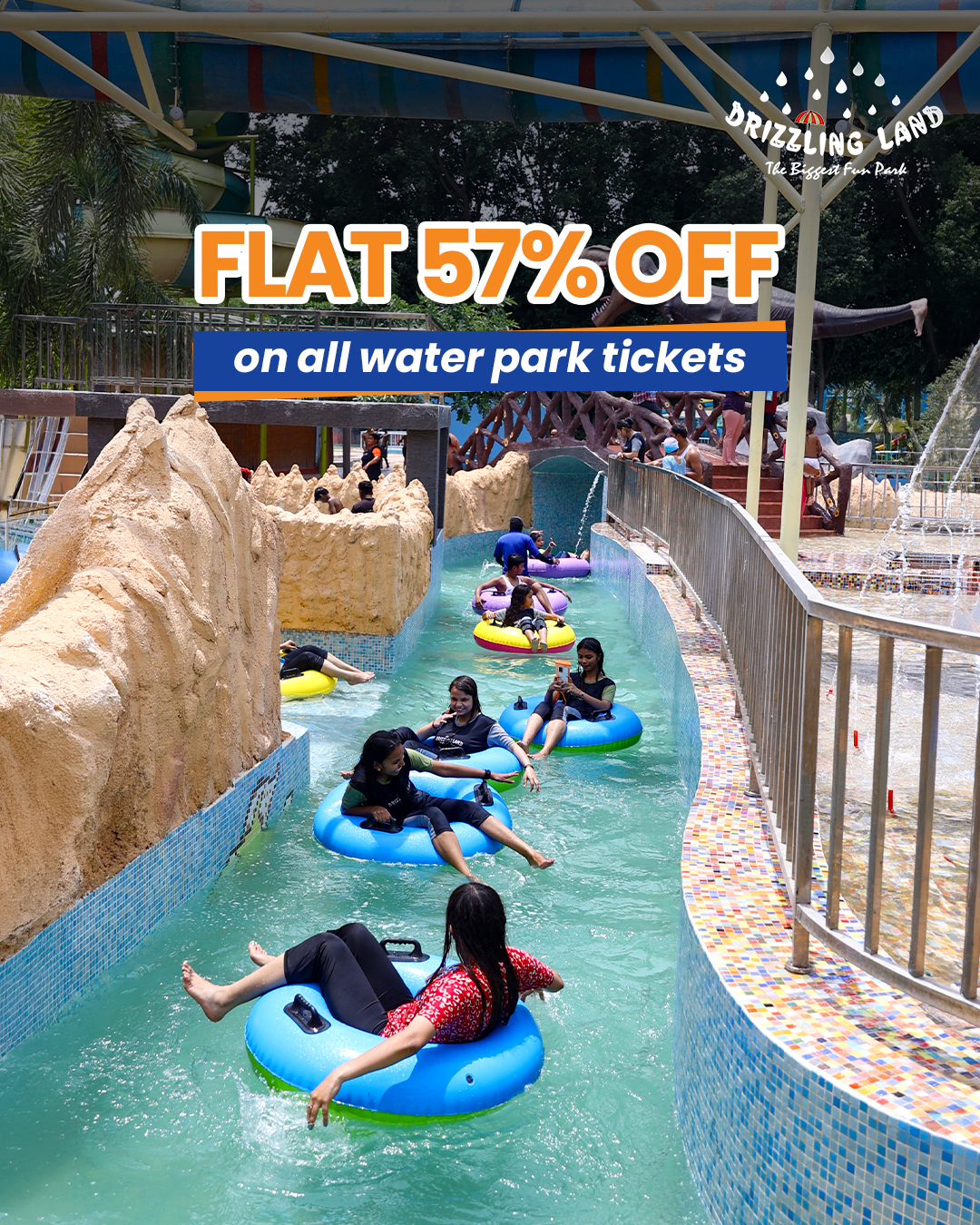 Drizzling - Adventure lovers, get ready! With high-speed slides