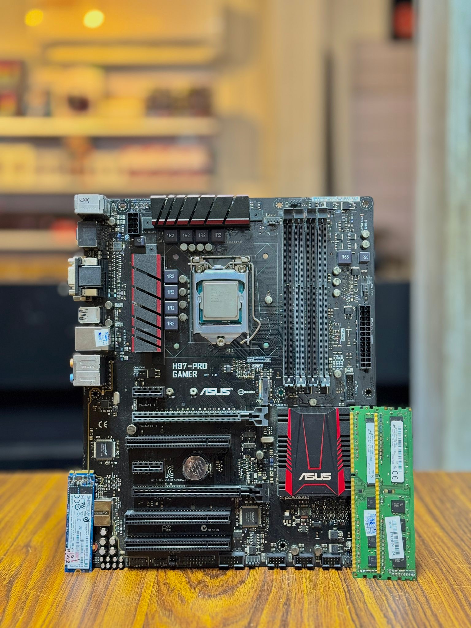 ✴️සුපිරිම ASUS Z97 PRO GAMER Motherboard එකත්