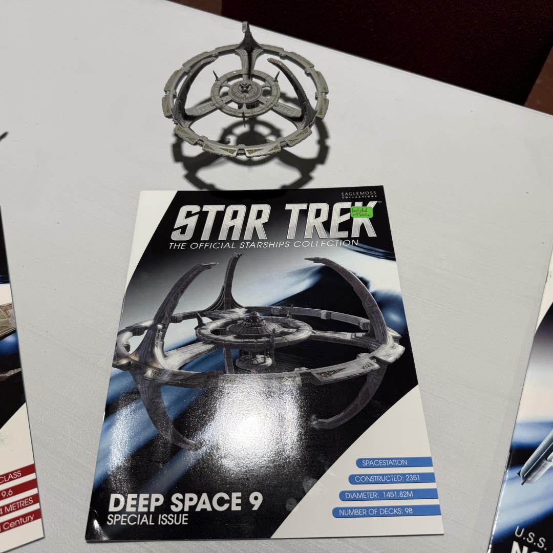 Eaglemoss Star Trek – Deep Space 9 XL – 20,3 Cm – Maquette Station Spatiale – Édition Collectionneur