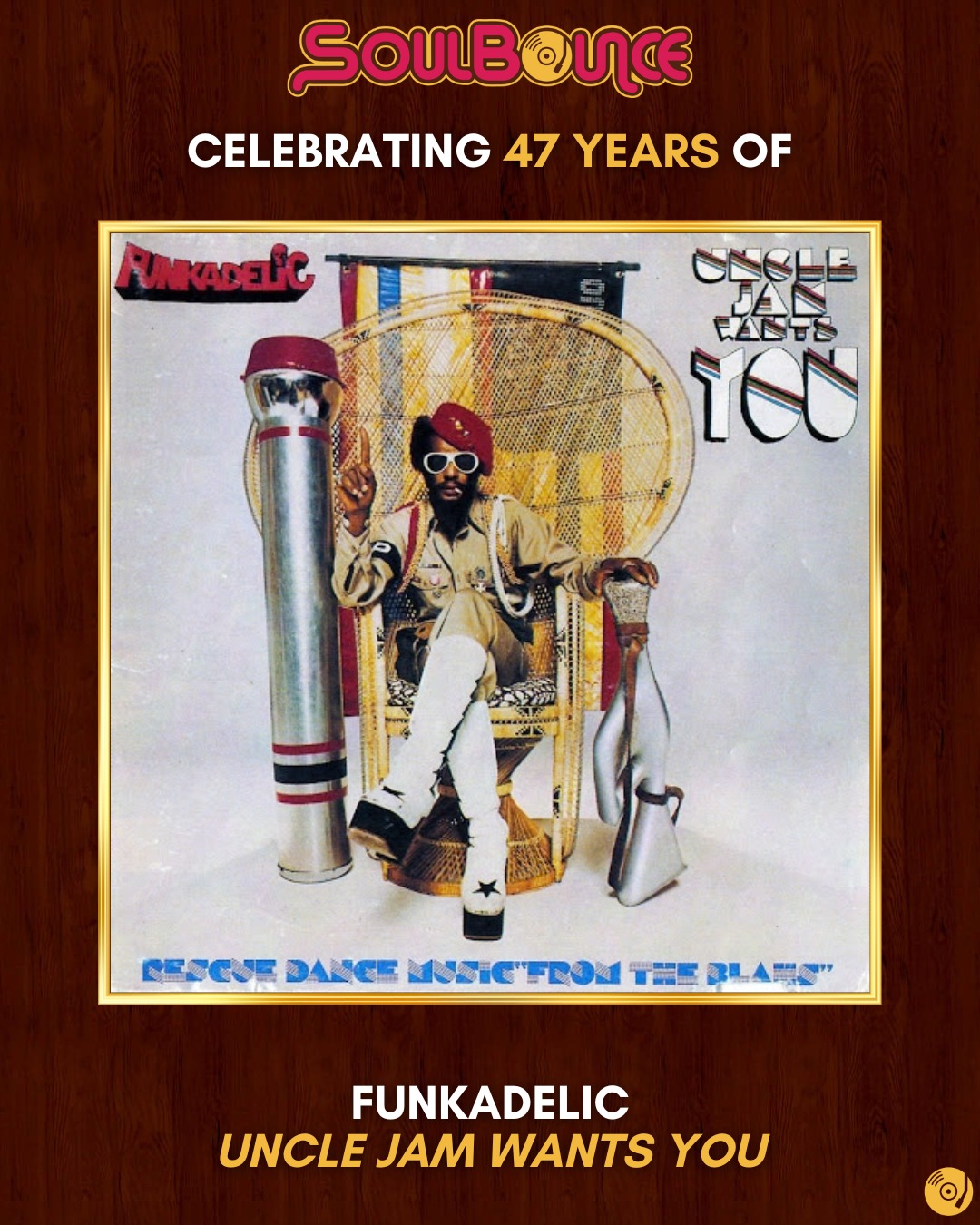 Happy 47th birthday to Funkadelic's 11th album “Uncle Jam Wants
