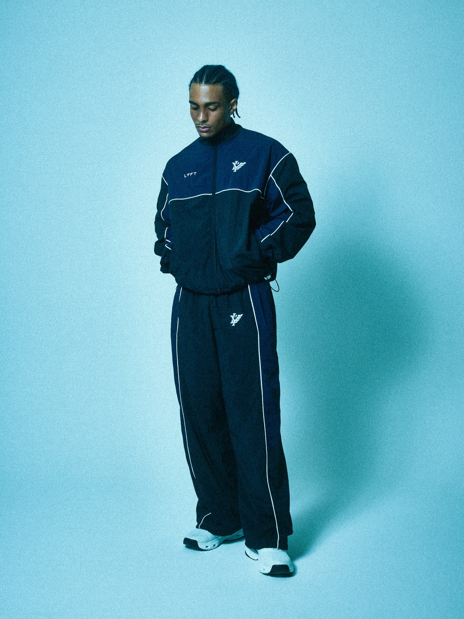 【最終価格】LYFT ナイロンジャケット セットアップ　田口純平モデル　上下L LYFT - IFBB Pro 🇯🇵 Junpei Taguchi / 田口純平 Item List Round Se