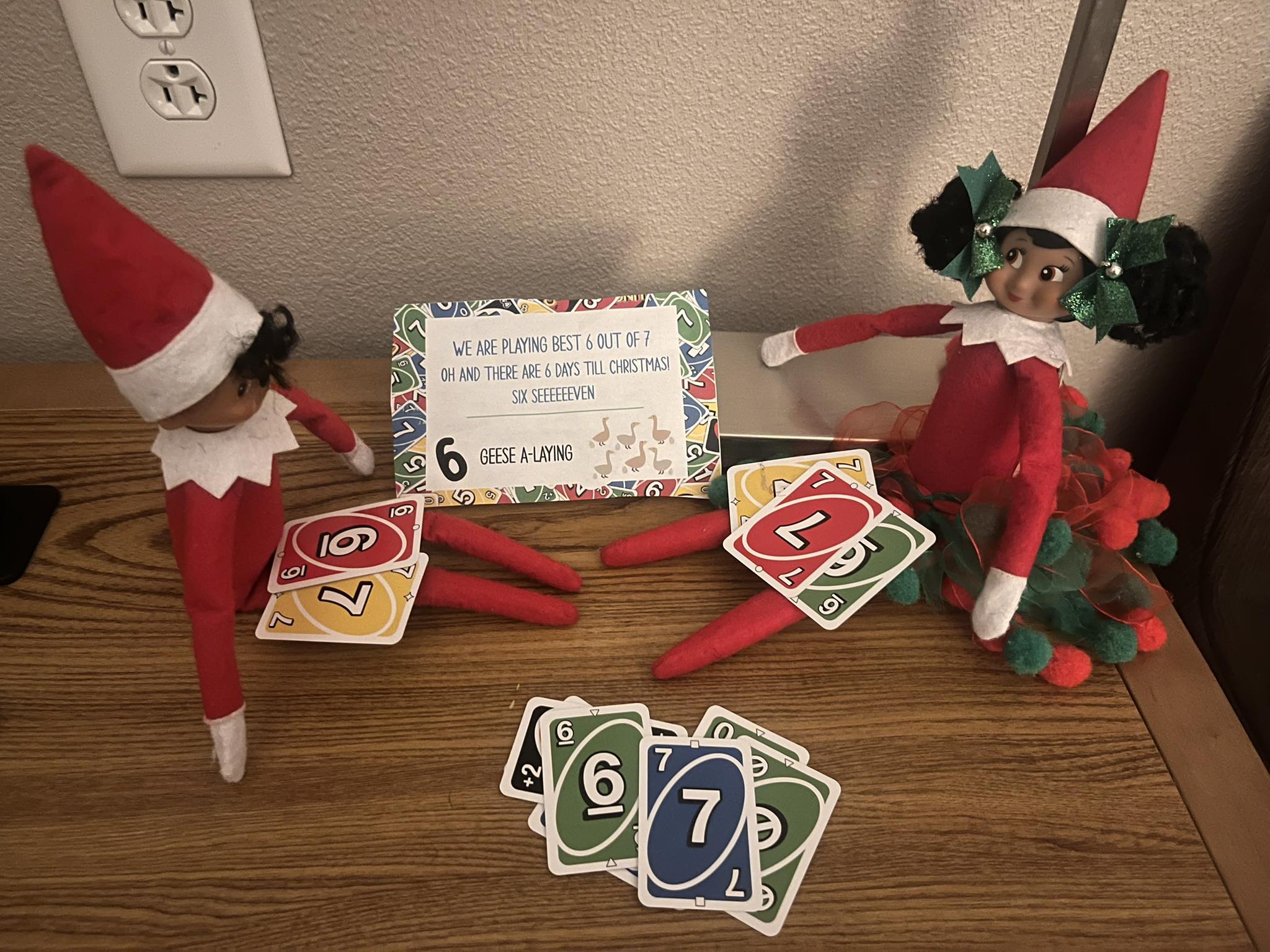 An easy 67 elf idea for 6-7 weekend!