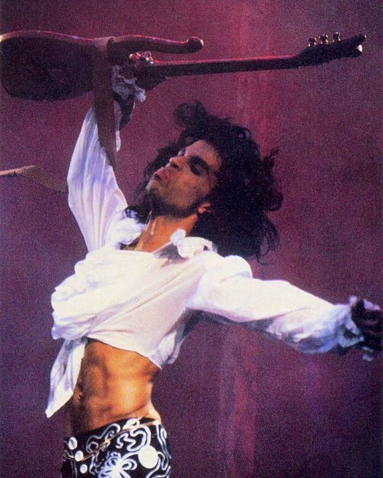 Prince on his Lovesexy tour in Nagoya, Japan. , 1989. Photo by