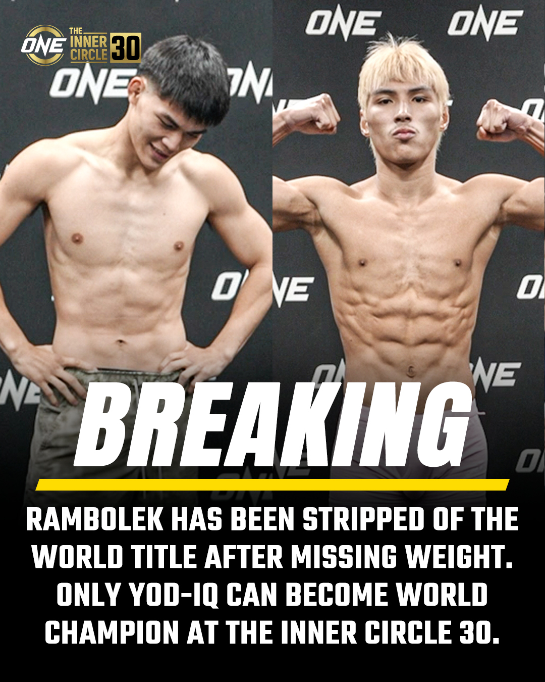 ONE Championship (@ONEChampionship) • Facebook