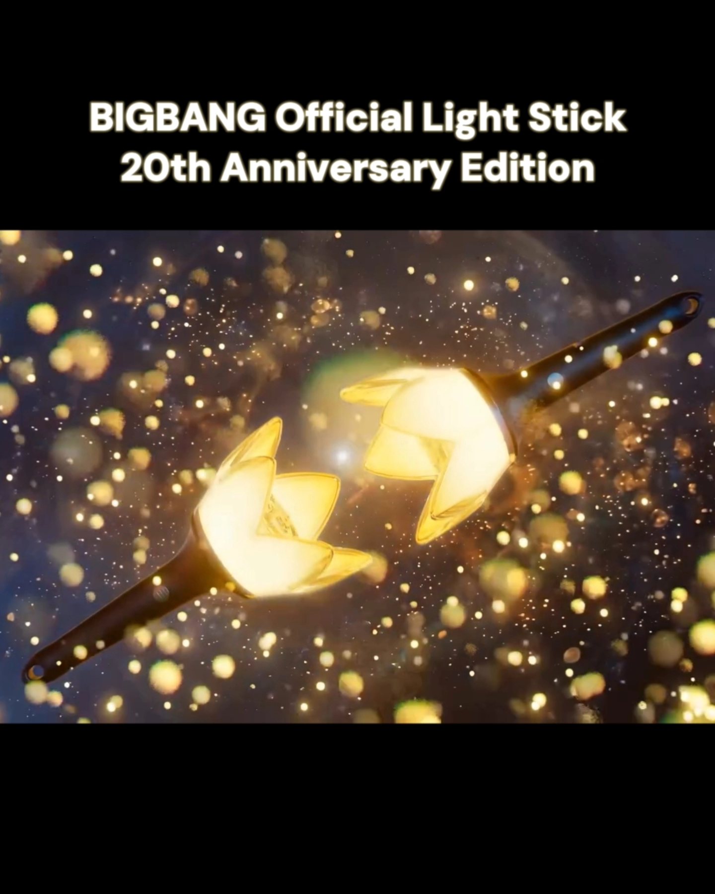 BIGBANG 20周年官方手灯预告!!! 👑 BIGBANG Official Light Stick 20th