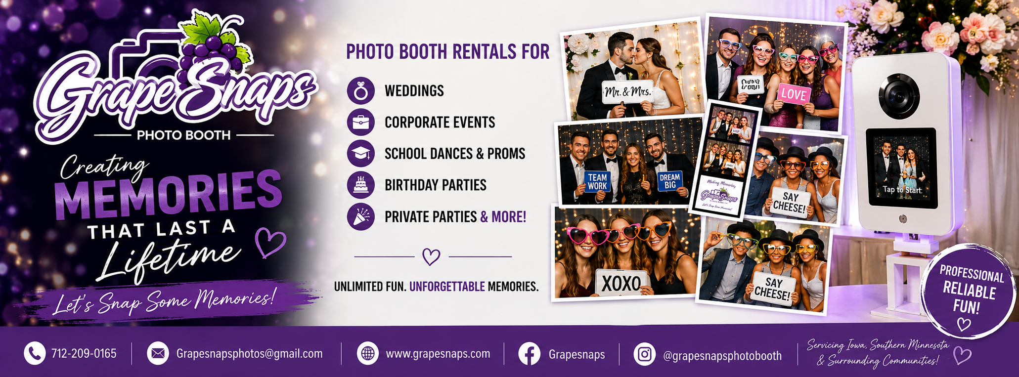 Grape Snap's Photo Booth