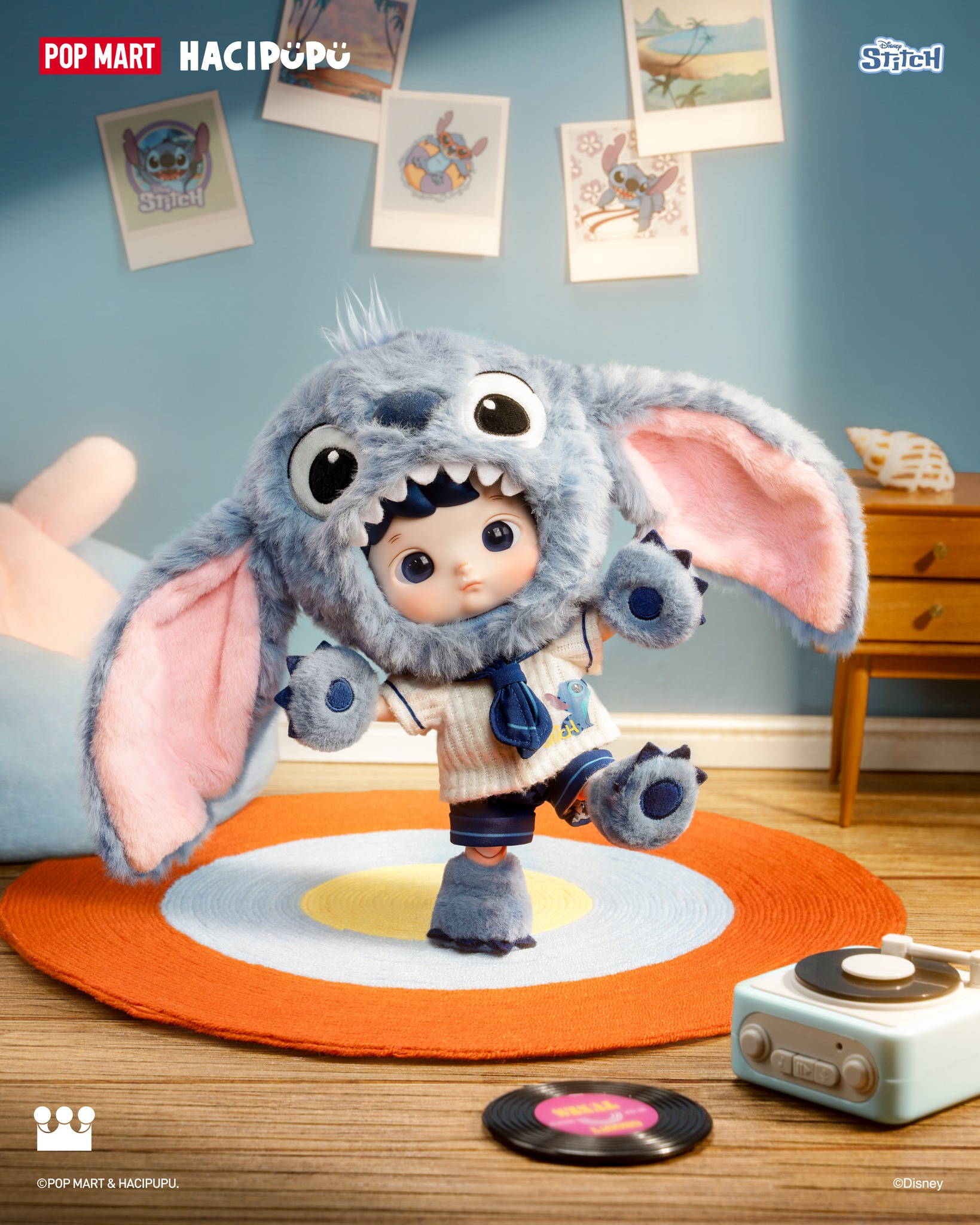 HACIPUPU STITCH 1/8 ACTION FIGURE A new experiment has been