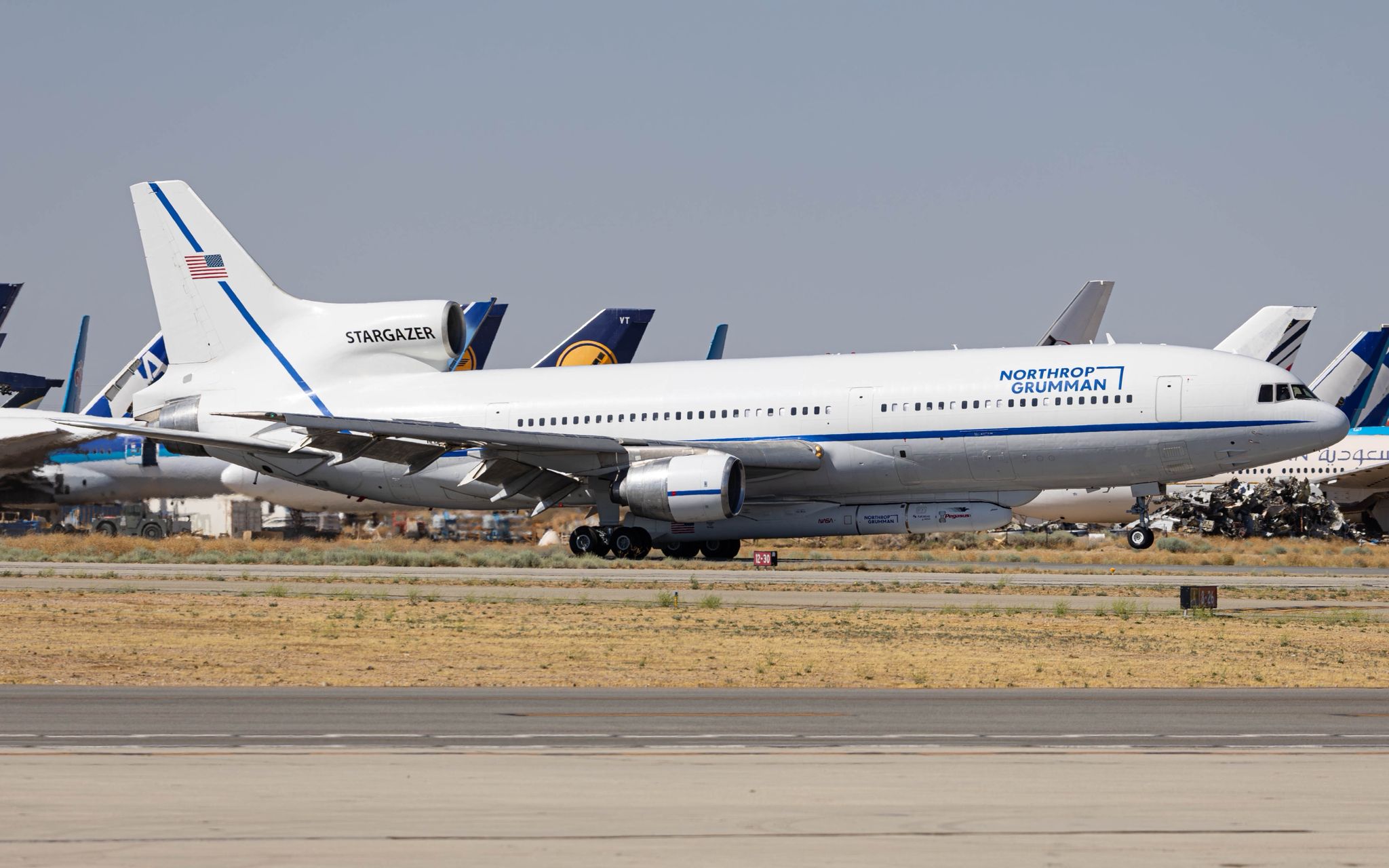 Spotted!! The world's last flying Tristar N140SC 'Stargazer