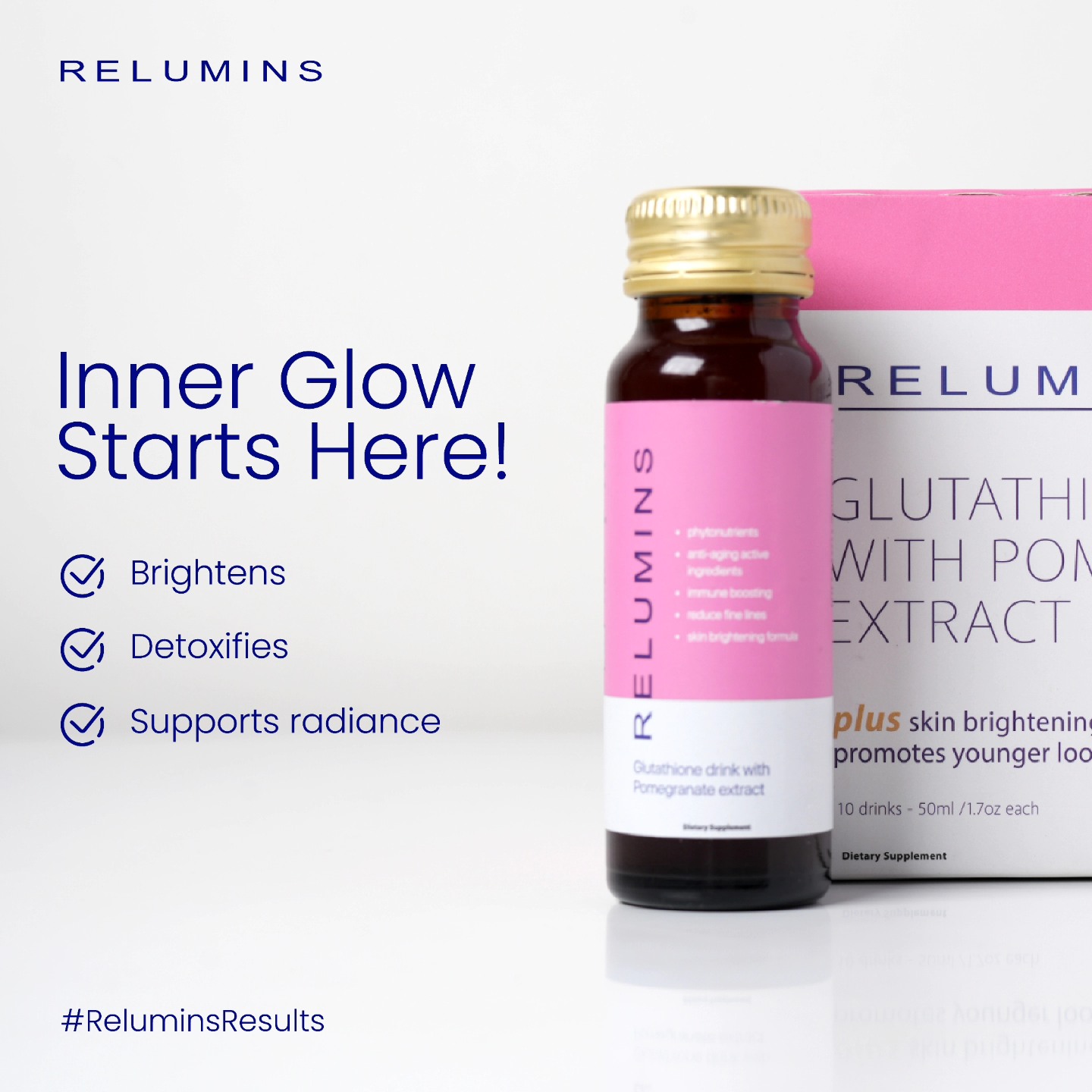 relumin glutathione iv with iv set Relumins ghk-cu peptide fda approved clp certified Quantity:60