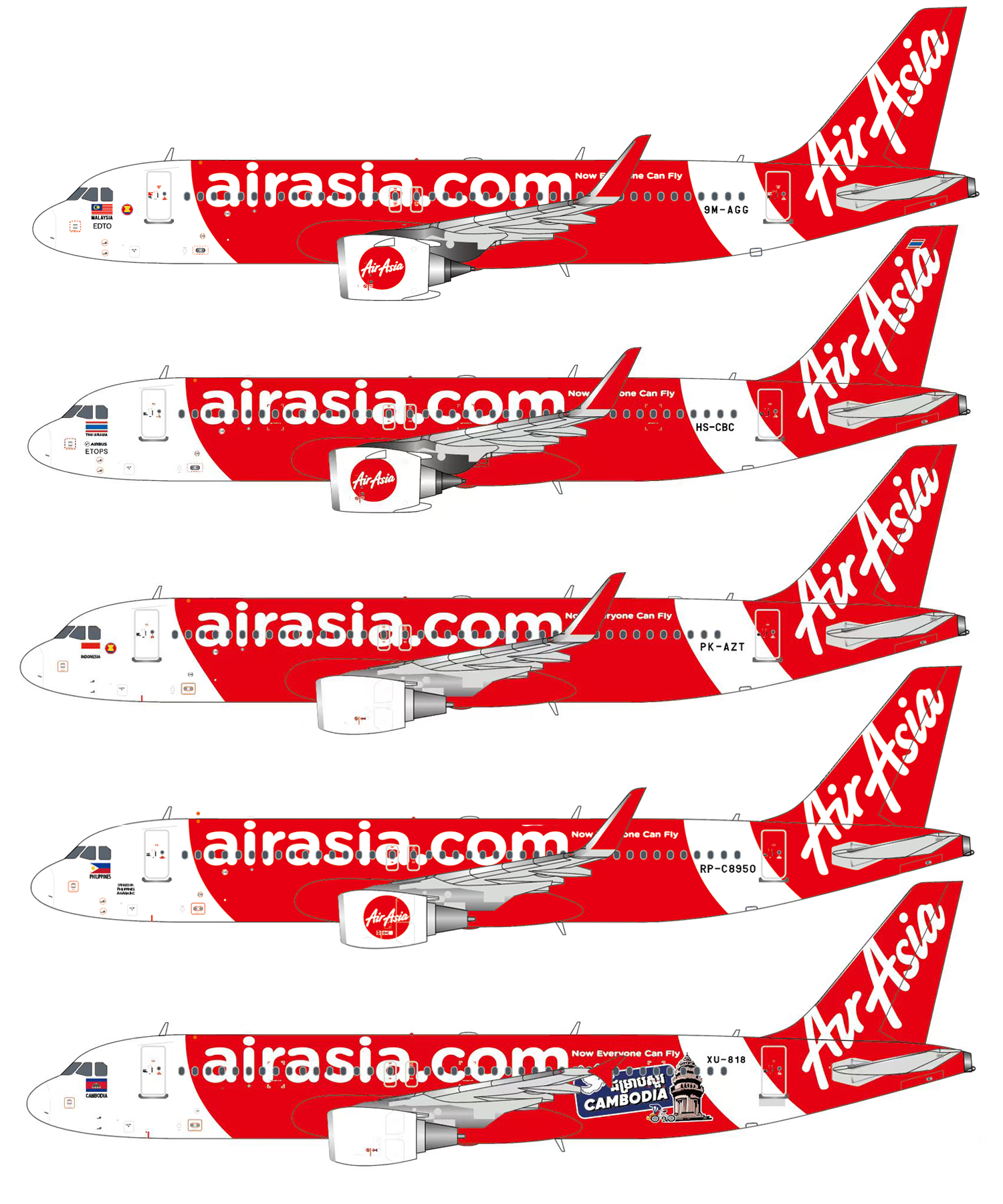 My - Aviationtag Singapore Airlines A380 9V-SKA Original Aircraft