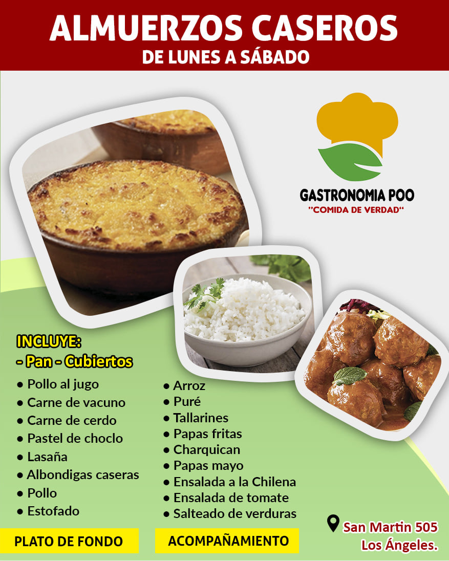 Gastronomia Poo - 🤩🥳 Te presentamos nuestro menú de...