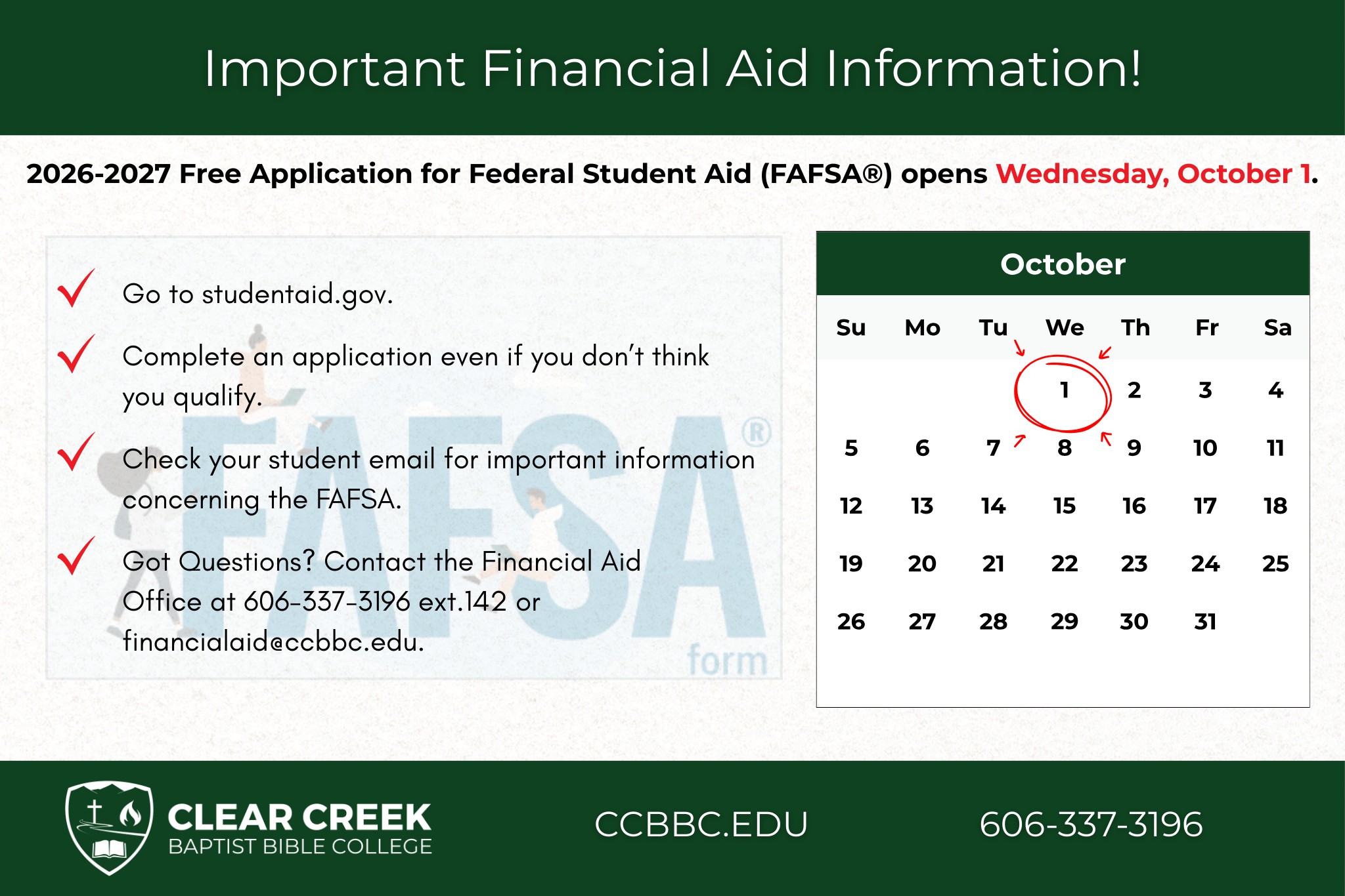 Clear - Student and parents: The 2026-2027 Free Application for Federal ...