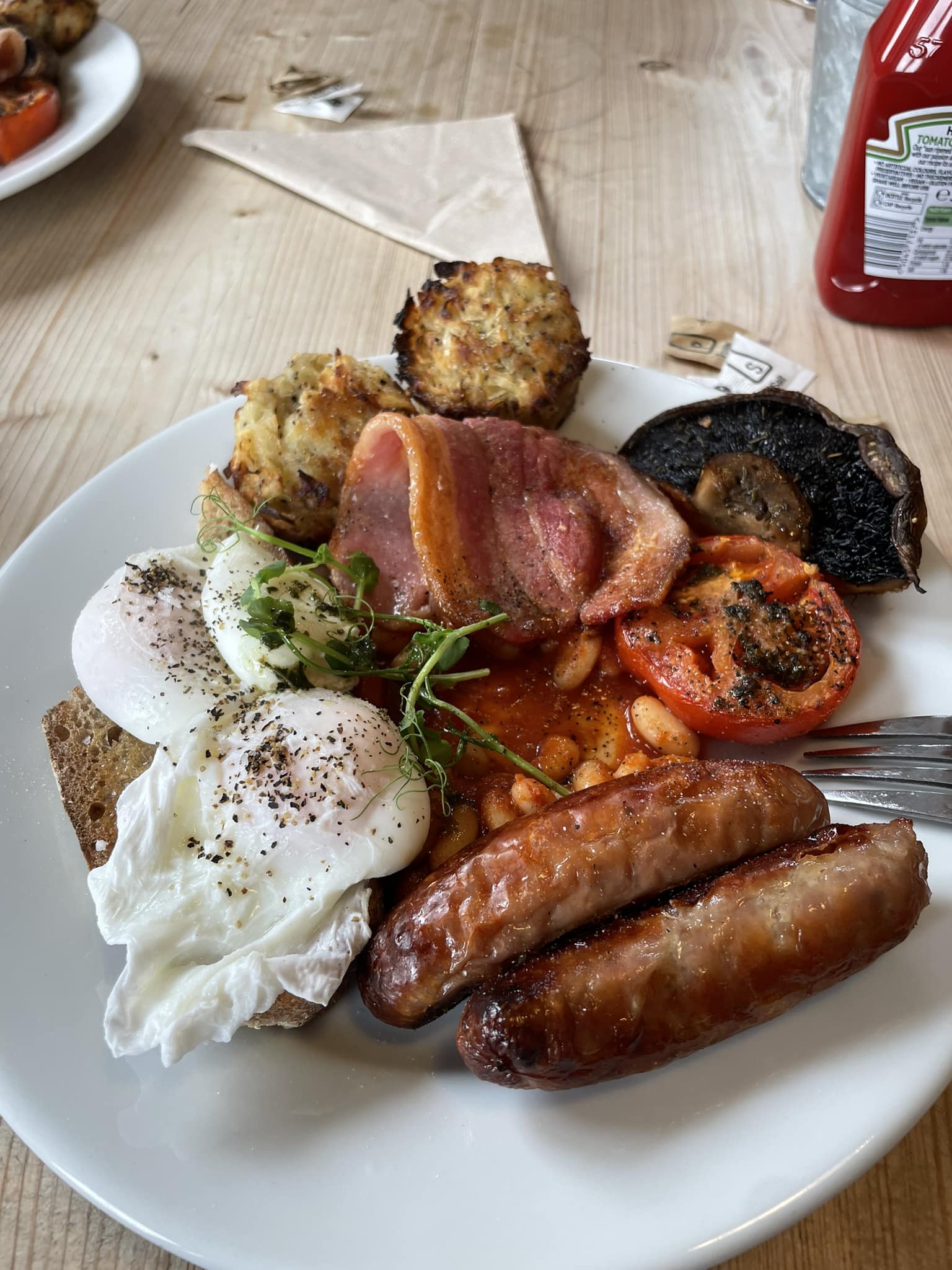 I'm FULL of CORNISH BREAKFASTs | Great breakfast also homemade hash ...