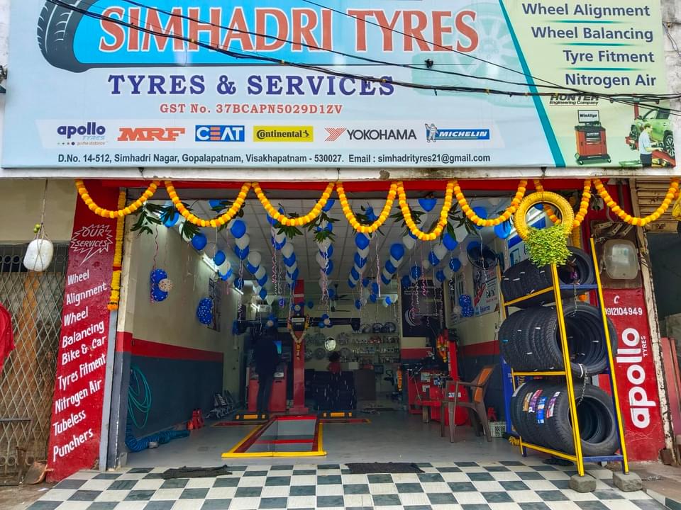 Simhadri Tyres & Wheel Alignment | Visakhapatnam
