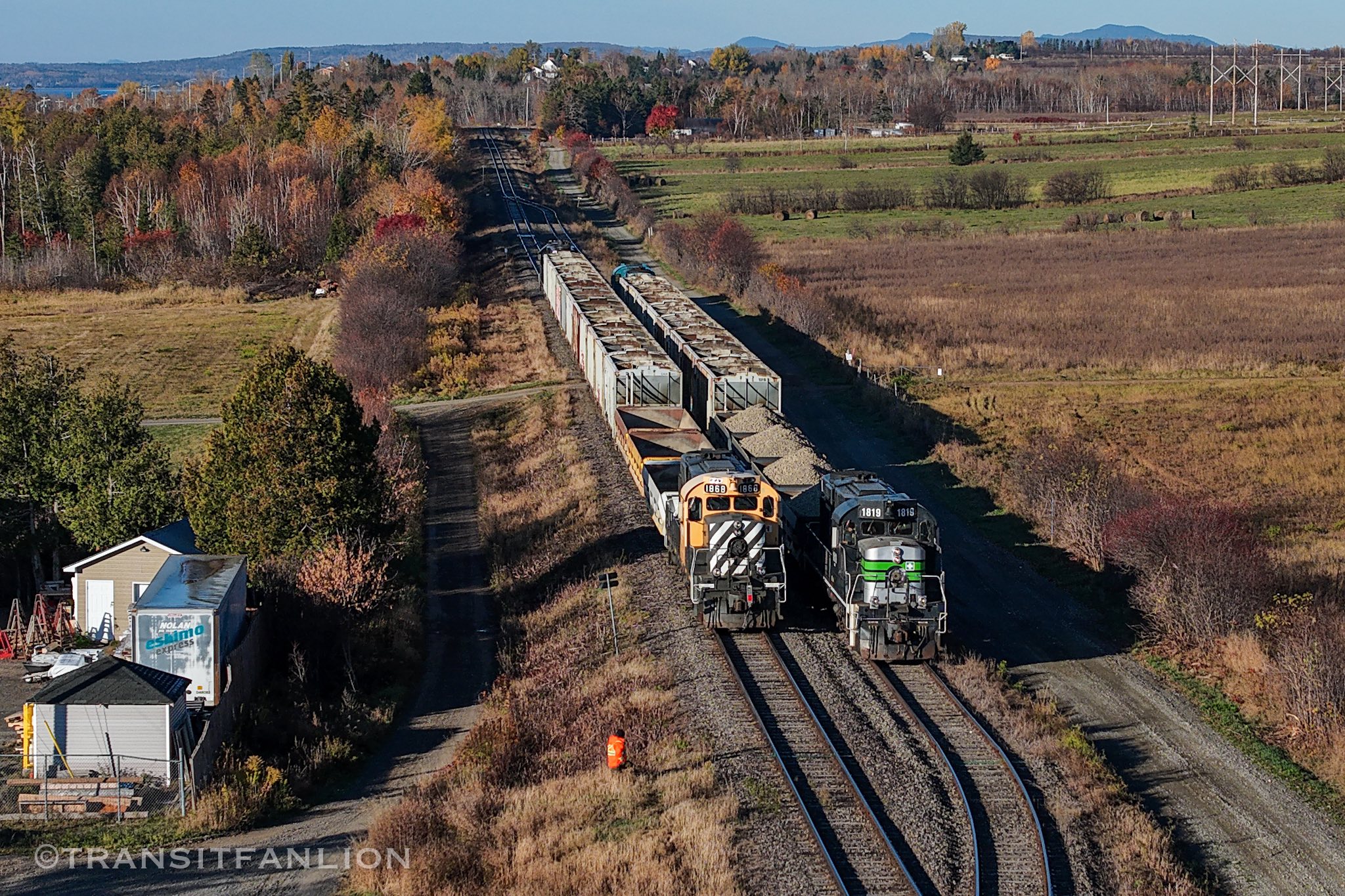 Help Save the Matapédia to Gaspé Railroad! | The temporary cement ...