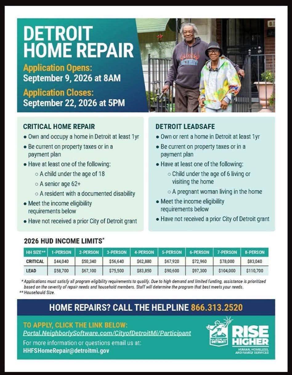 ケン TOMORROW is the last day to apply for home repair and lead removal