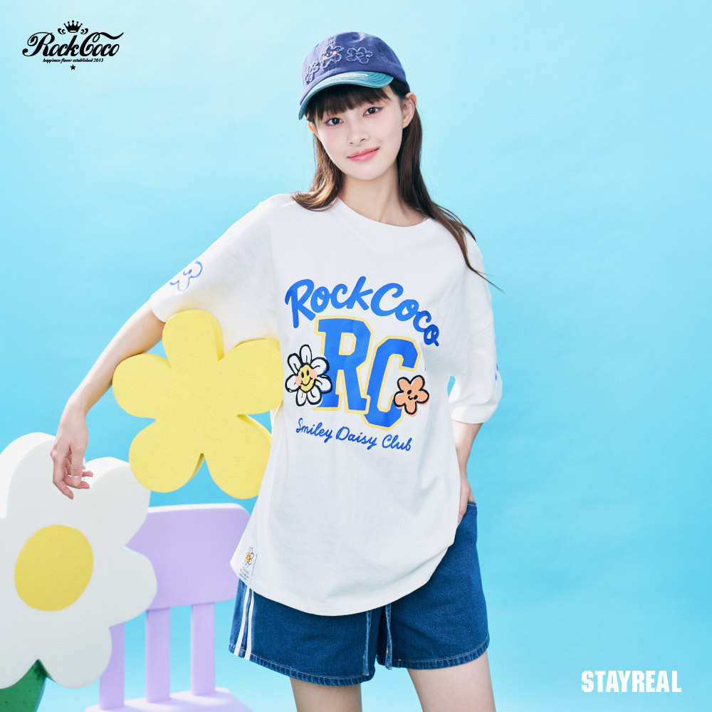 怪獸花鳥風月L寸短T☆附徽章 全新☆STAYREAL CROXXBONES x