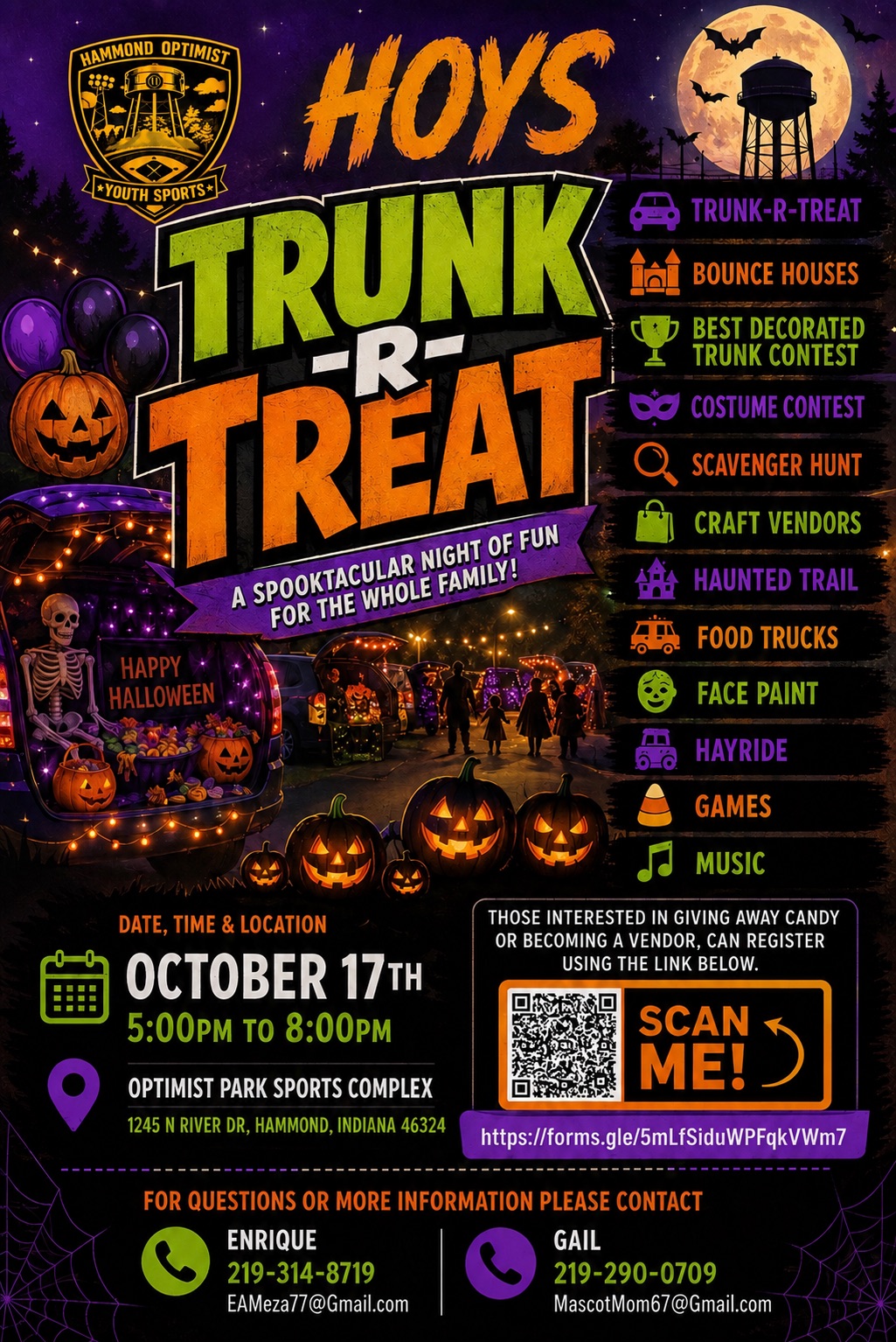 HOYS TRUNK-R-TREAT SPOOKTACULAR!