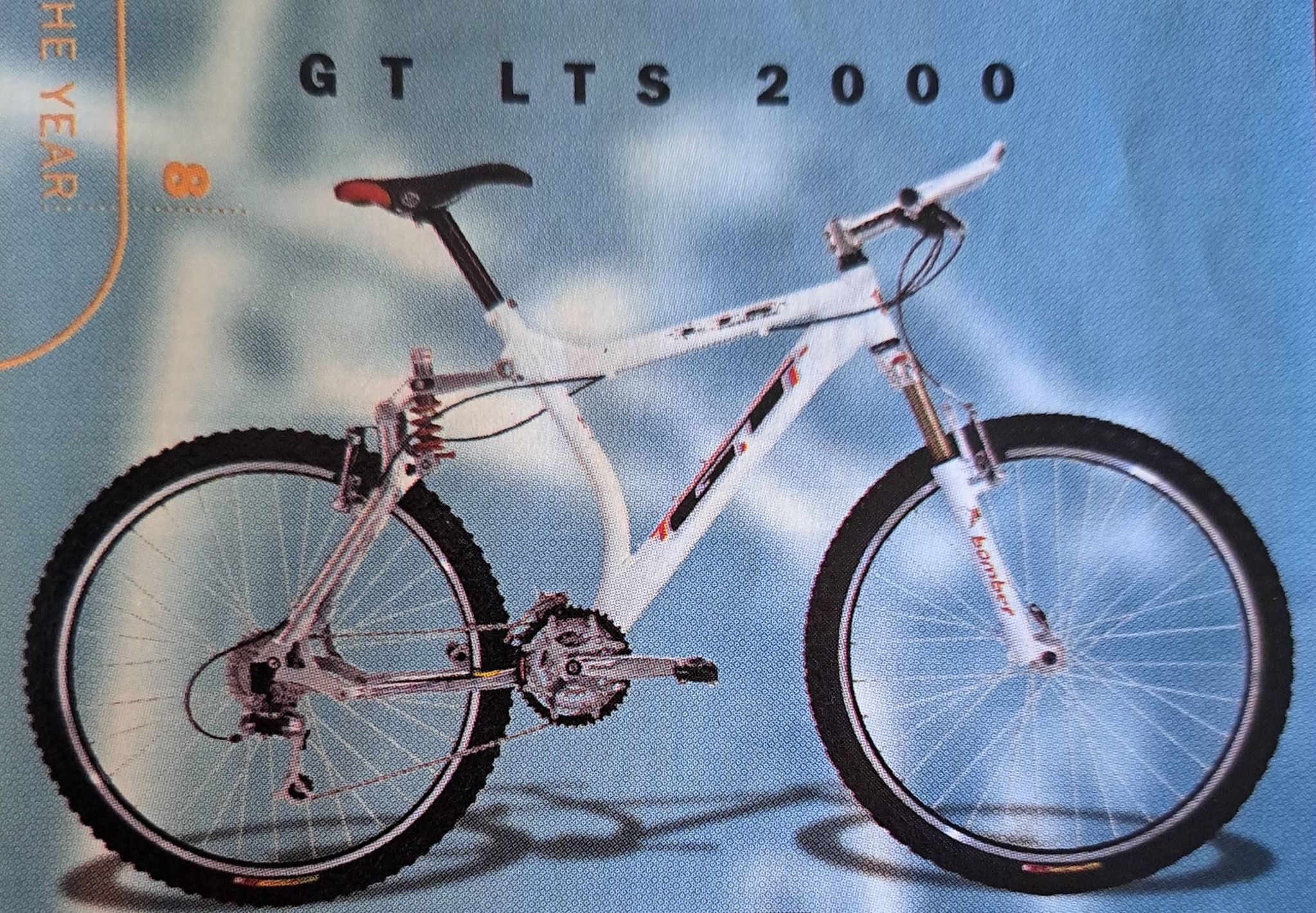 Restored 1998 GT LTS mountain bike in Boss Red