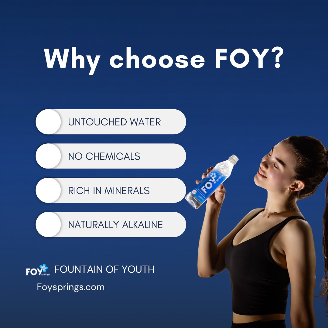 Foy Springs - Why FOY? Because water should be pure,... | Facebook