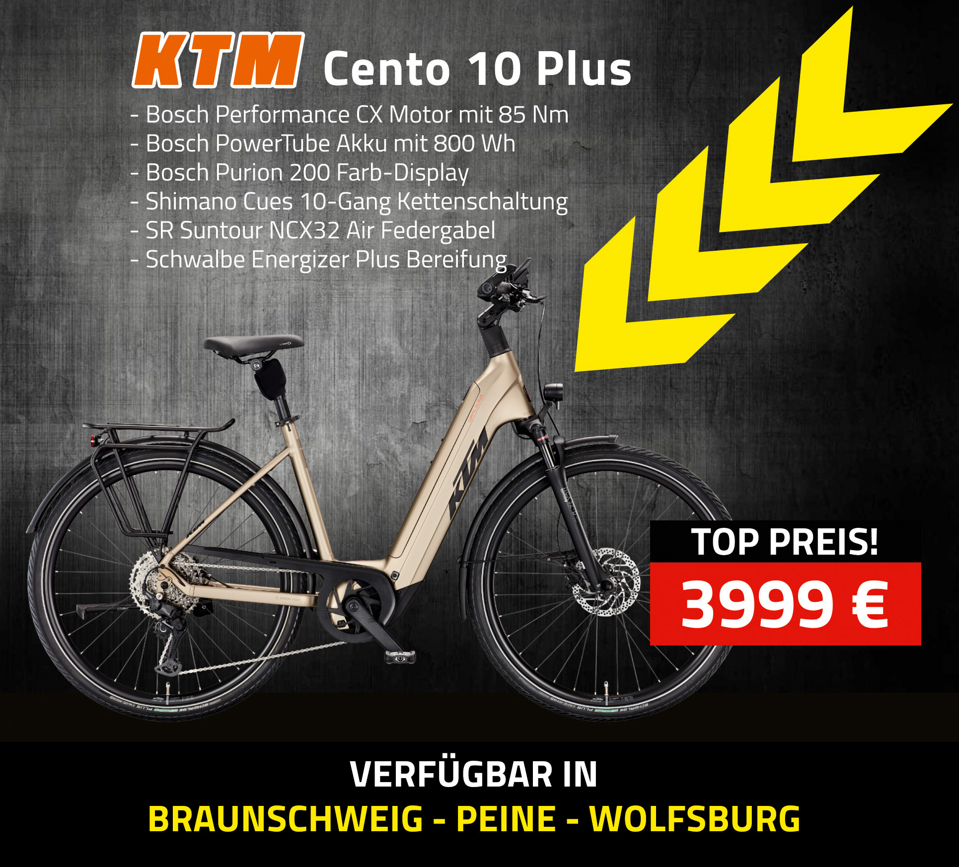 fahrrad centurion kaufen Country Tour R960i.27 | generalüberholt | 678 km Mid-Drive Bafang Display H8 Farbe:Vert Pistache
